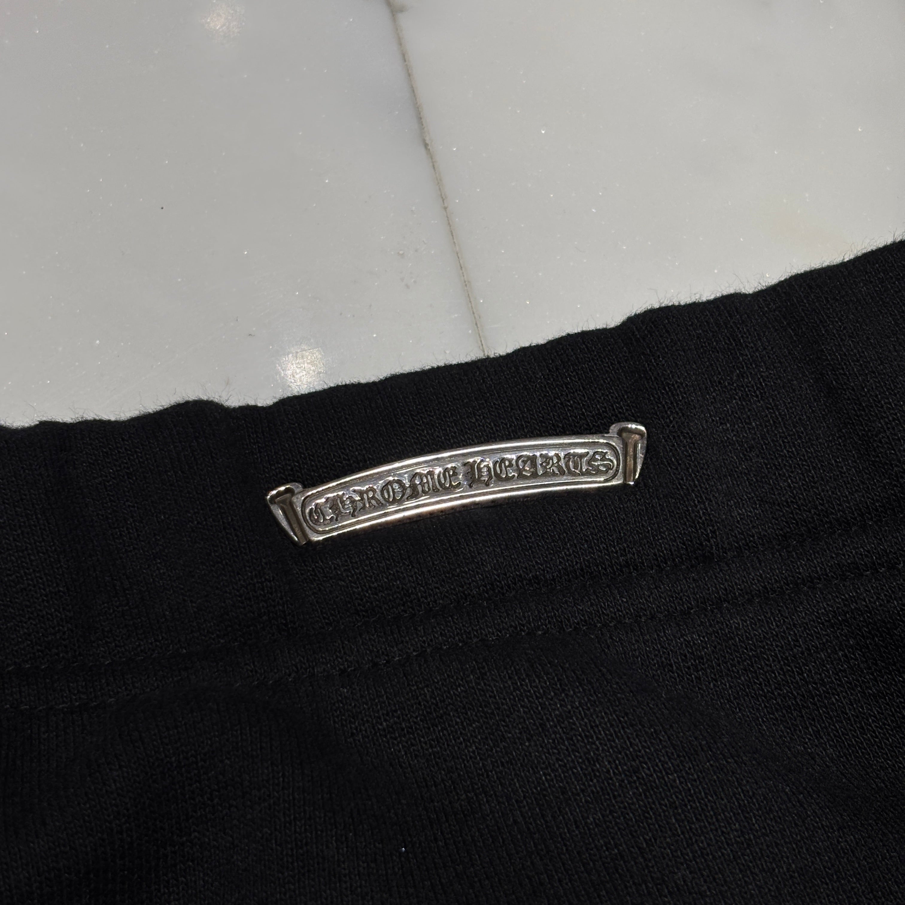 CHROME HEARTS Y NOT SLO RIDE Logo Sweat Half Pants Size S クロムハ―ツ ワイノット スローライド ロゴ スウェットハーフパンツ サイズS