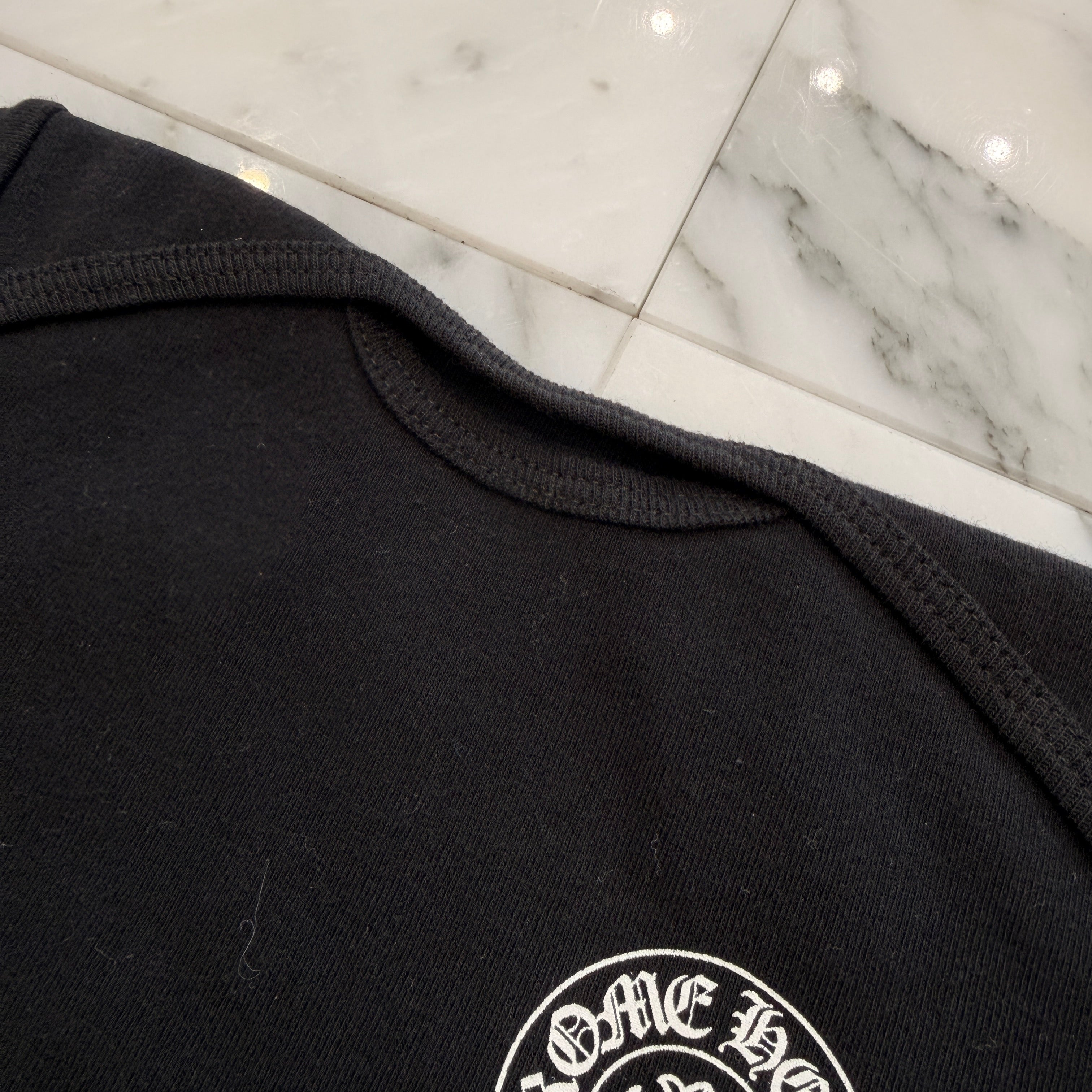 CHROME HEARTS Horseshoe Short Sleeve Rompers Size 18months クロムハーツ ホースシュー半袖ロンパース サイズ18months
