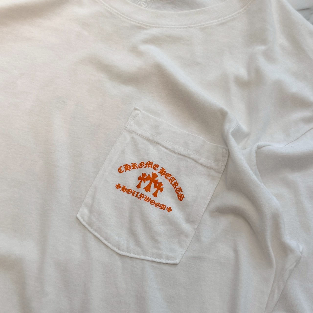 CHROME HEARTS King Taco 3 Cemetery Cross Print Long Sleeve Tee Size L クロムハーツ キングタコ 3 セメタリークロス プリント ロングスリーブ Tシャツ サイズL