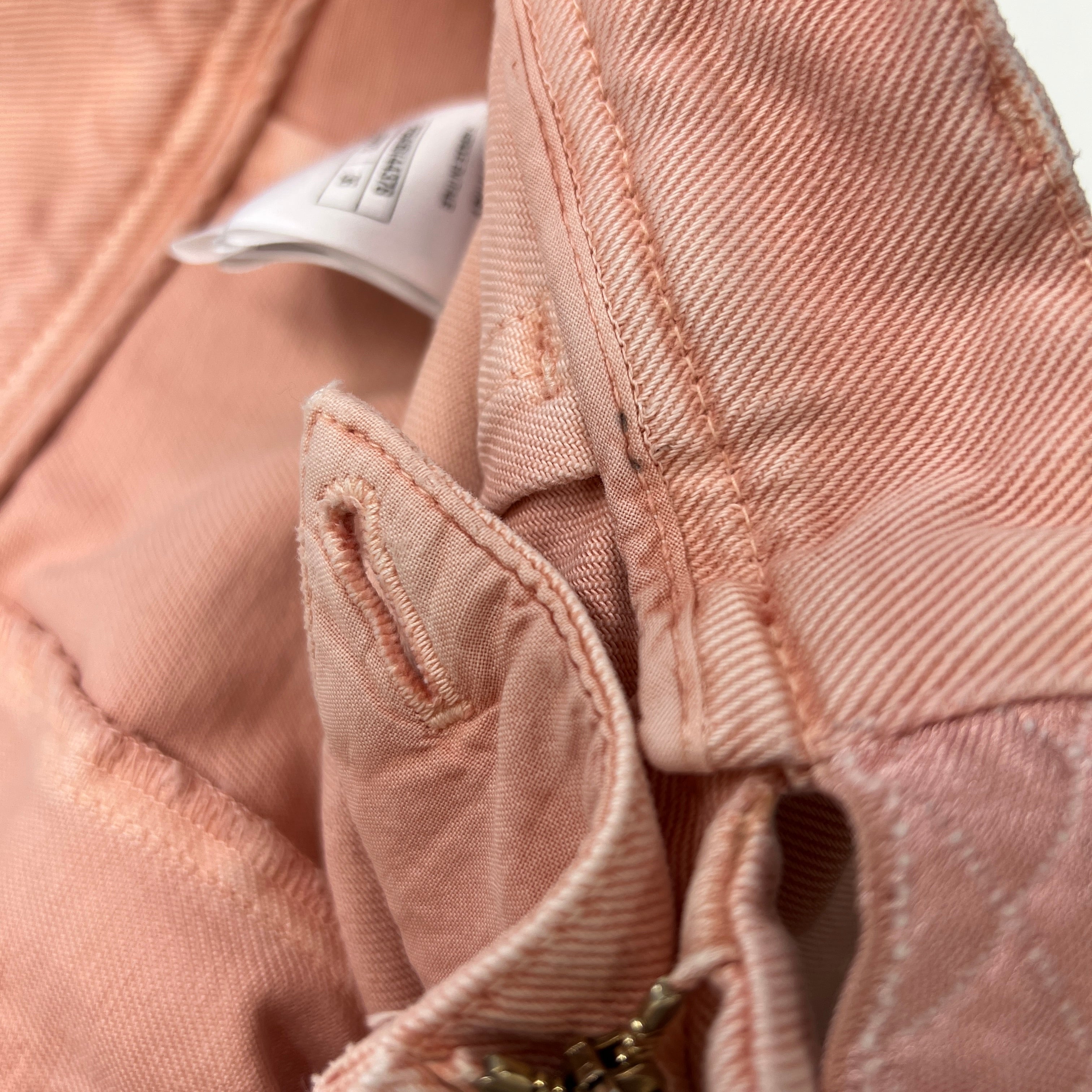 CHANEL Comes With Matelassé Ribbon Wide Denim Pants P58416V44378 Size 36 シャネル マトラッセリボン付き ワイドデニムパンツ サイズ36