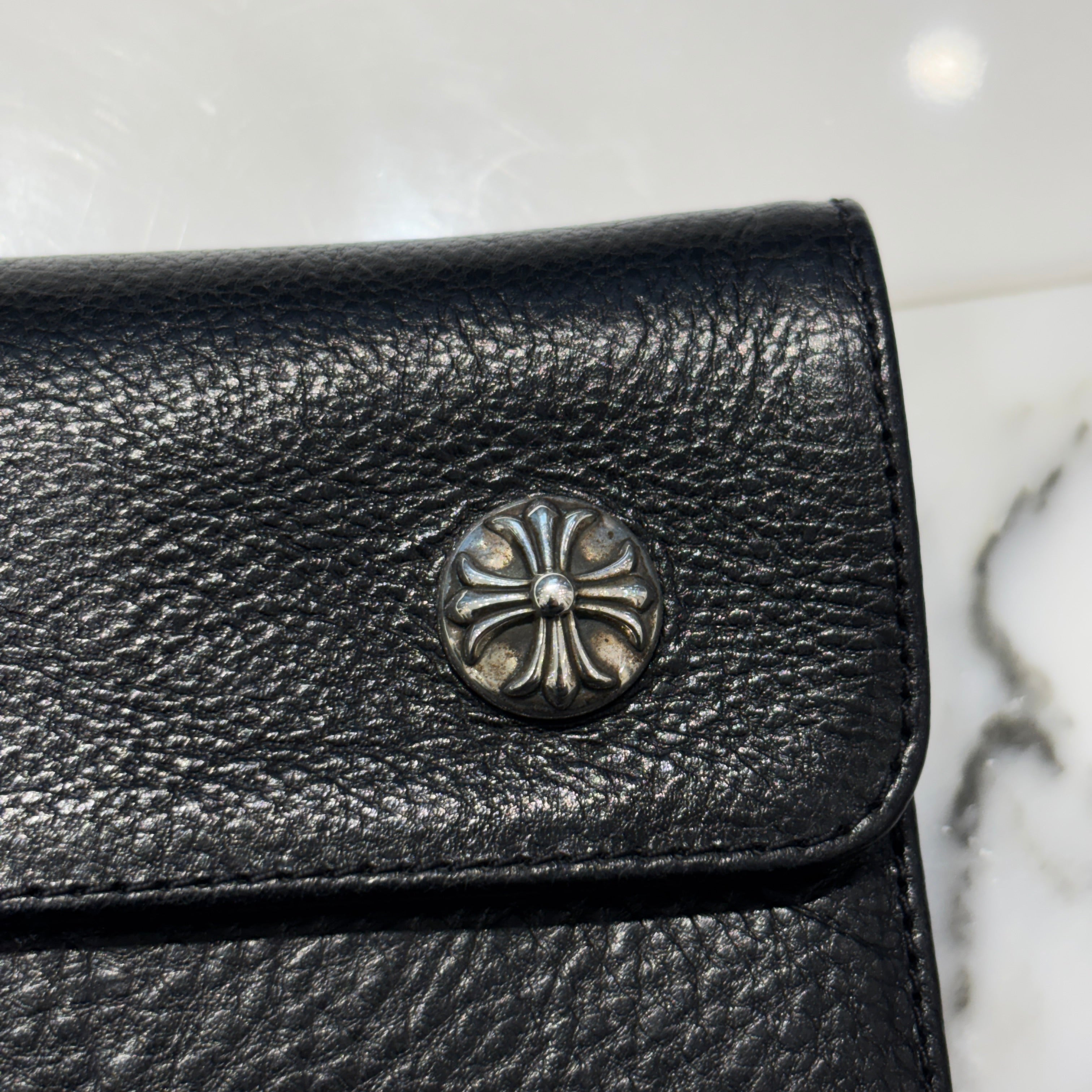 CHROME HEARTS Wave Cross Ball Wallet クロムハーツ ウェーブクロスボール ウォレット