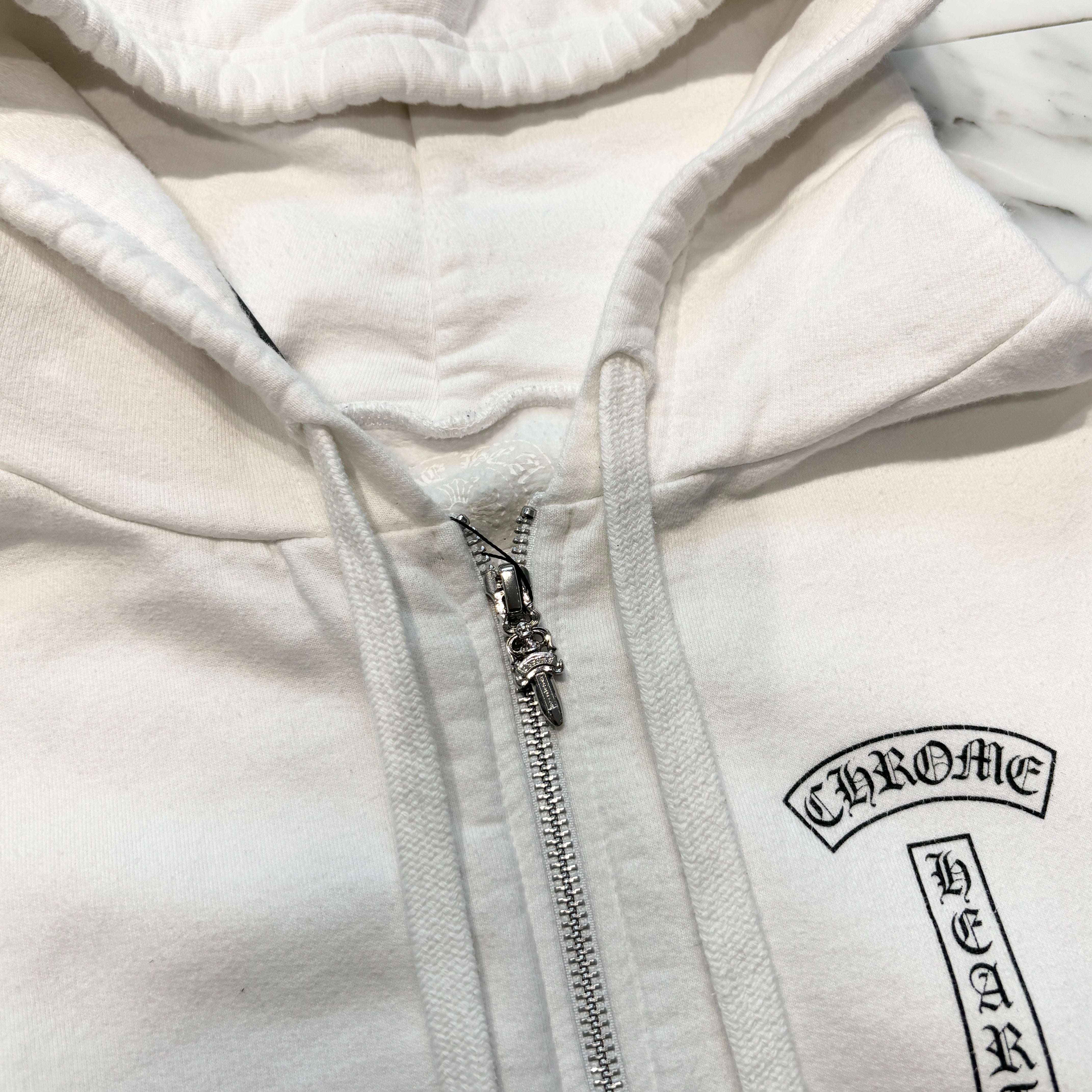 CHROME HEARTS Back Arch USA Logo Zip Up Hoodie Size L クロムハーツ バックアーチ USAロゴ ジップアップフーディーサイズL
