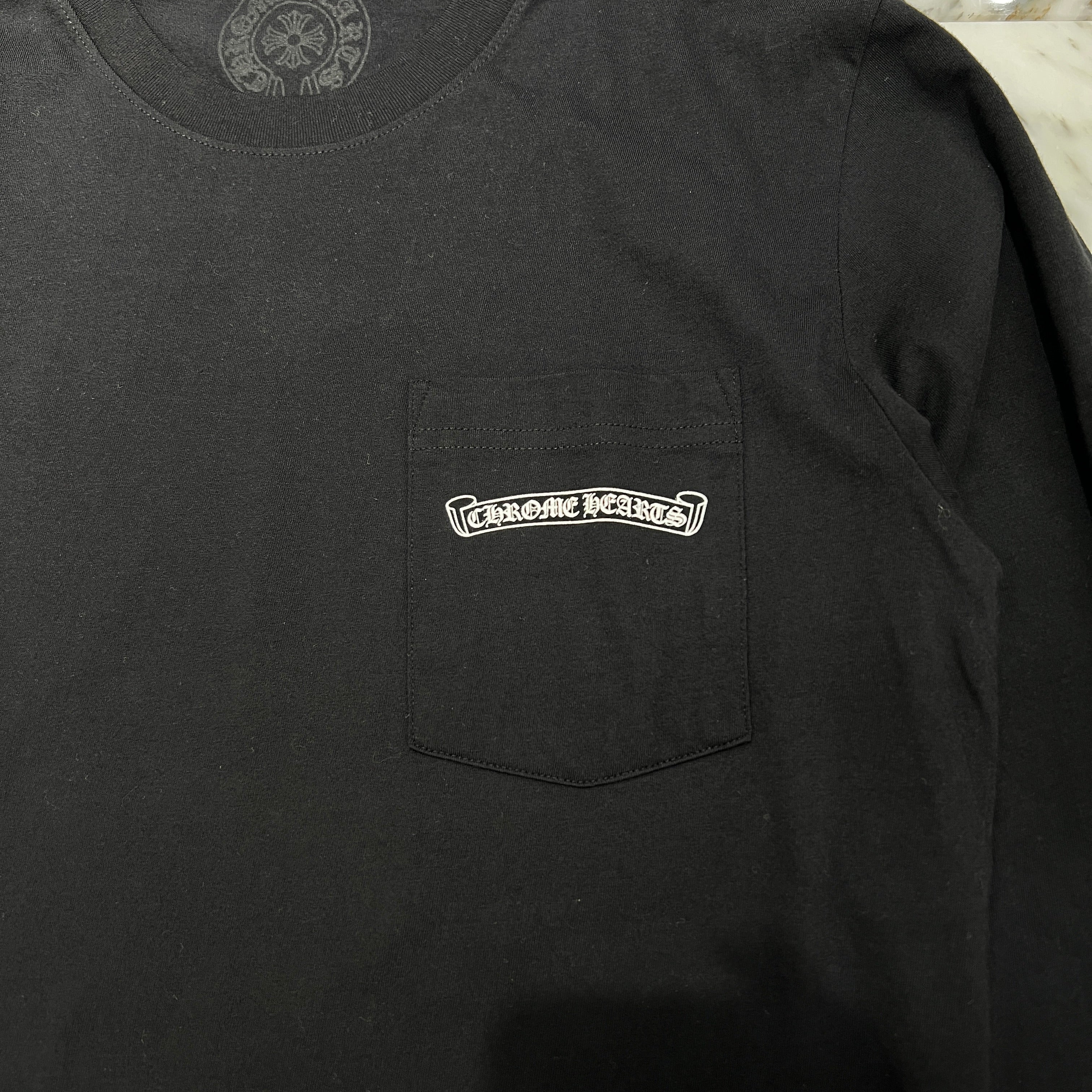 CHROME HEARTS Dagger Eye Chart Long Sleeve Tee Size M クロムハーツ ダガー アイチャート ロングスリーブ Tシャツ サイズM