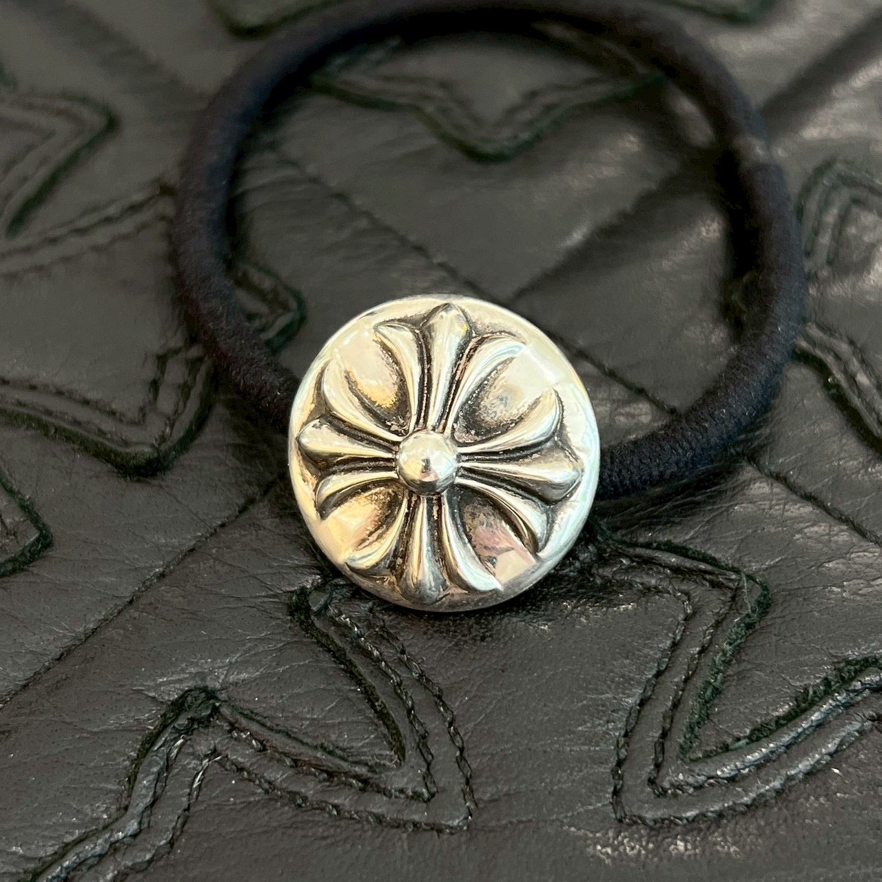 CHROME HEARTS CROSS BALL HAIR BAND クロムハーツ クロスボール ヘアバンド