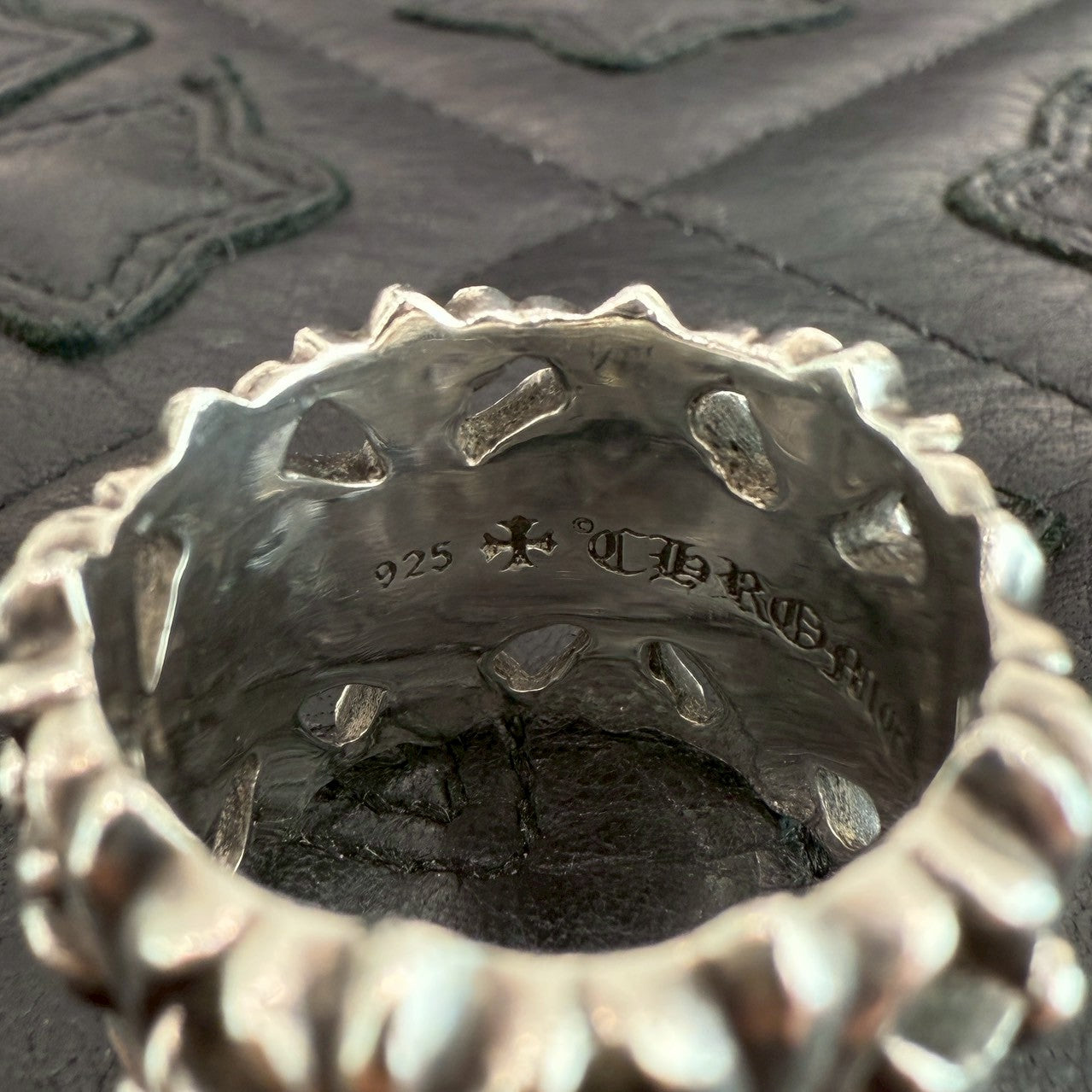 CHROME HEARTS Cemetery Cross Ring Size 22号 クロムハーツ セメタリークロスリング サイズ22号
