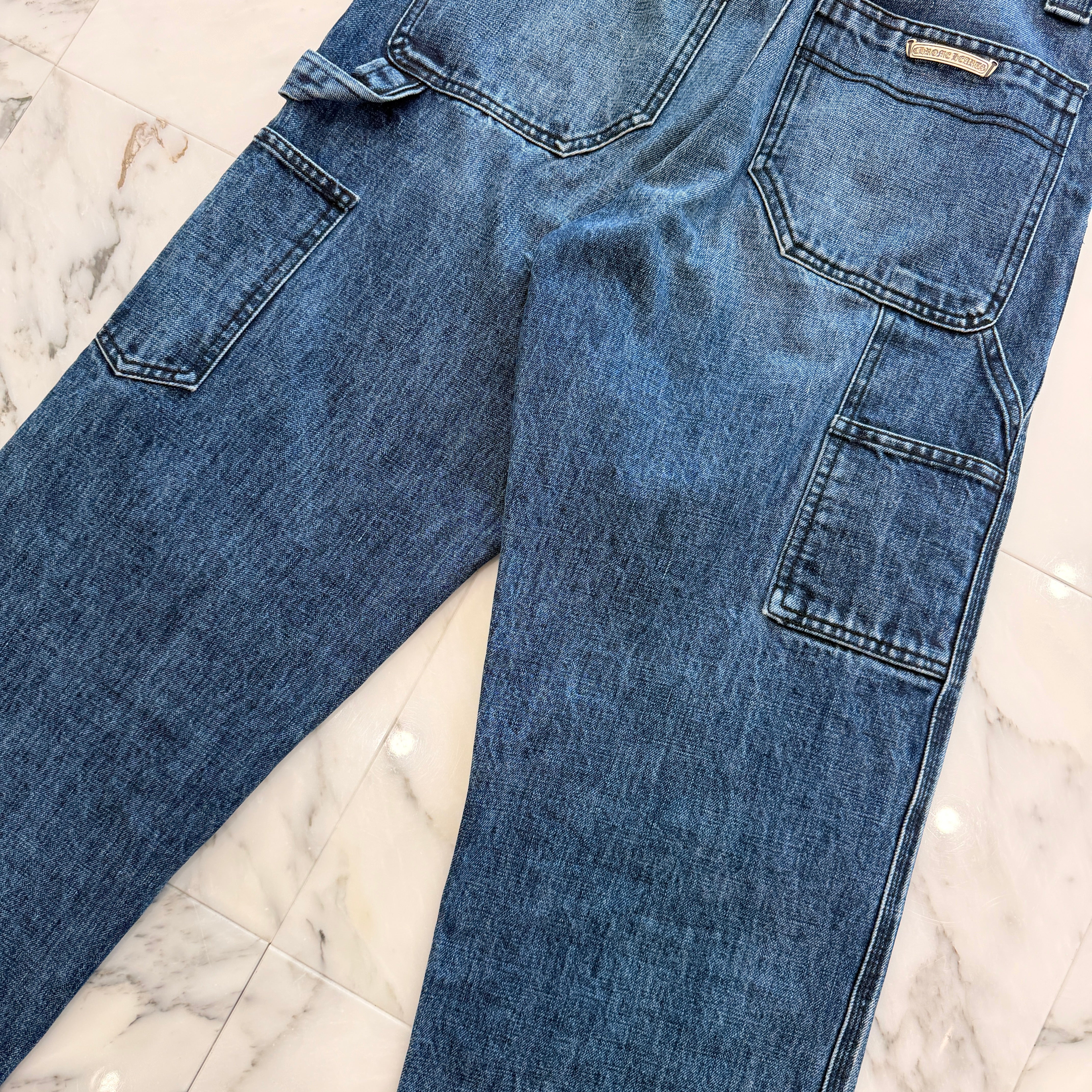 CHROME HEARTS Cross Ball Button Denim Pants Size 30 クロムハーツ クロスボールボタン デニムパンツ サイズ30