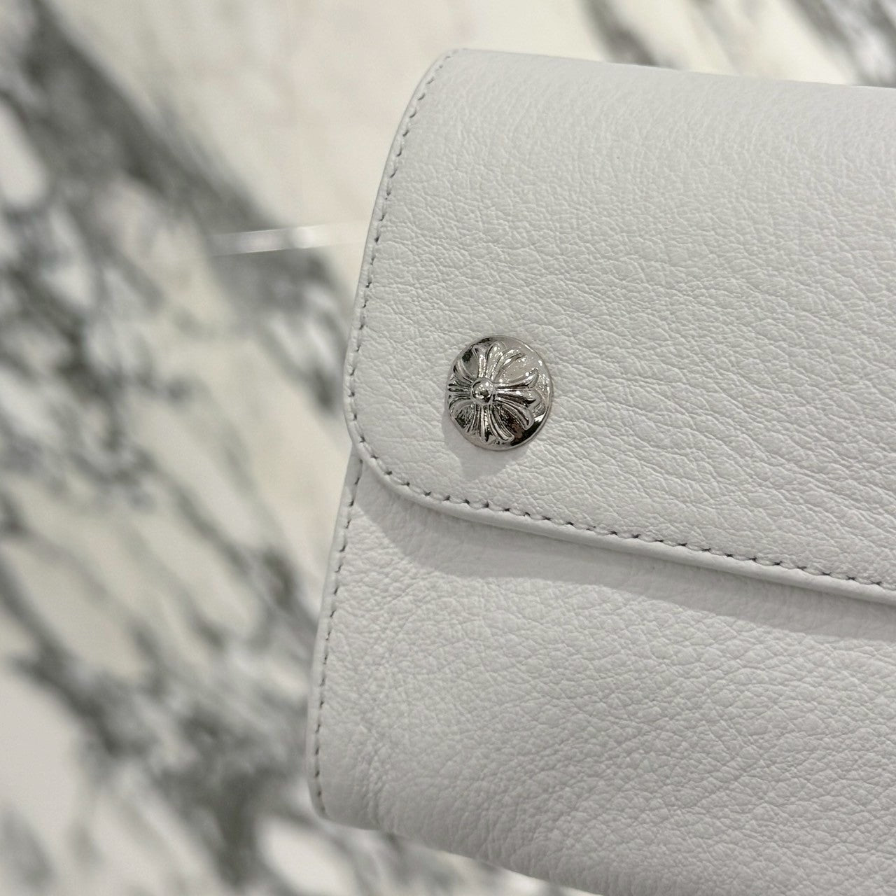 CHROME HEARTS Wave Mini Cross Ball Wallet クロムハーツ ウェイブミニ クロスボール ウォレット