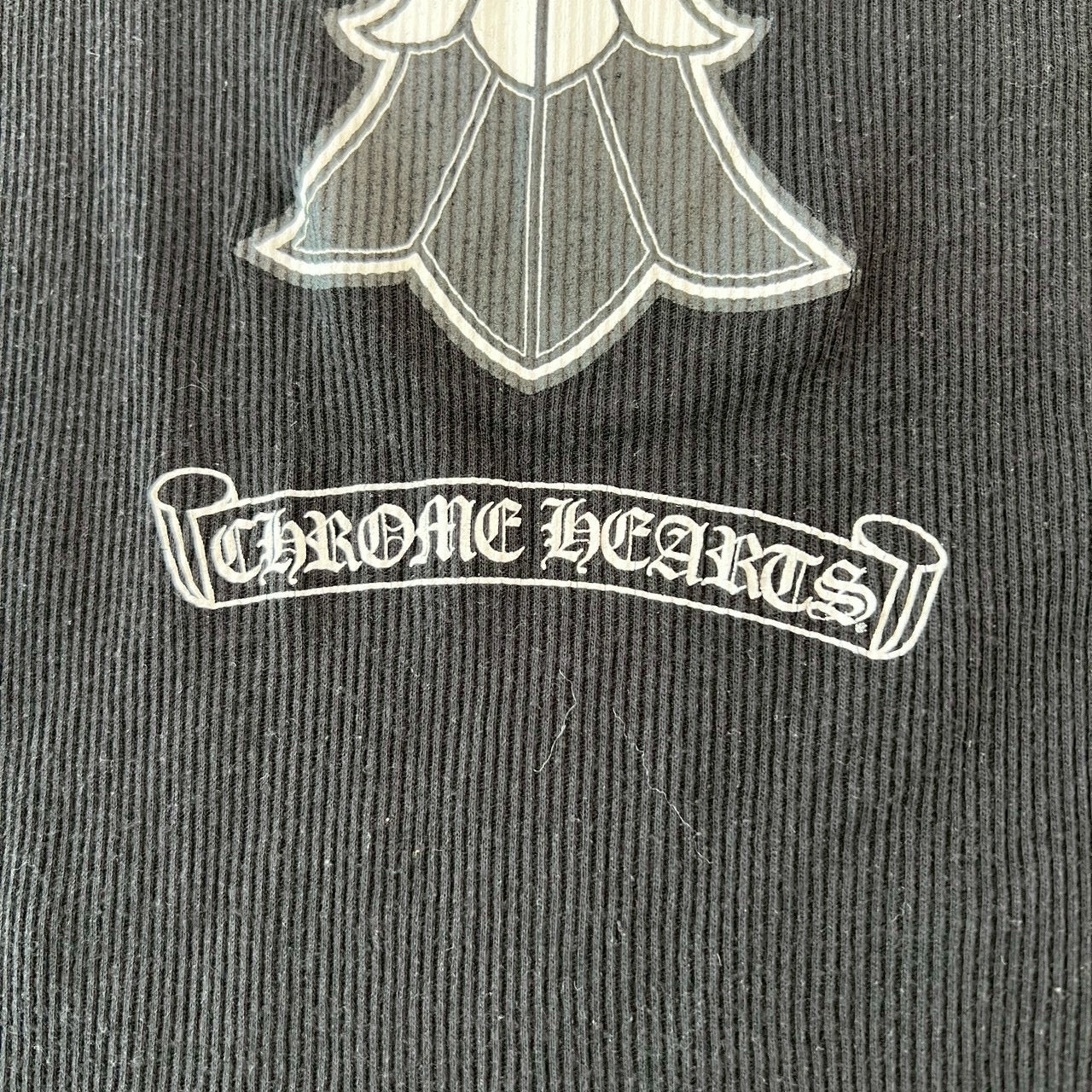CHROME HEARTS Double CH Cross Print Tank Top Size S クロム