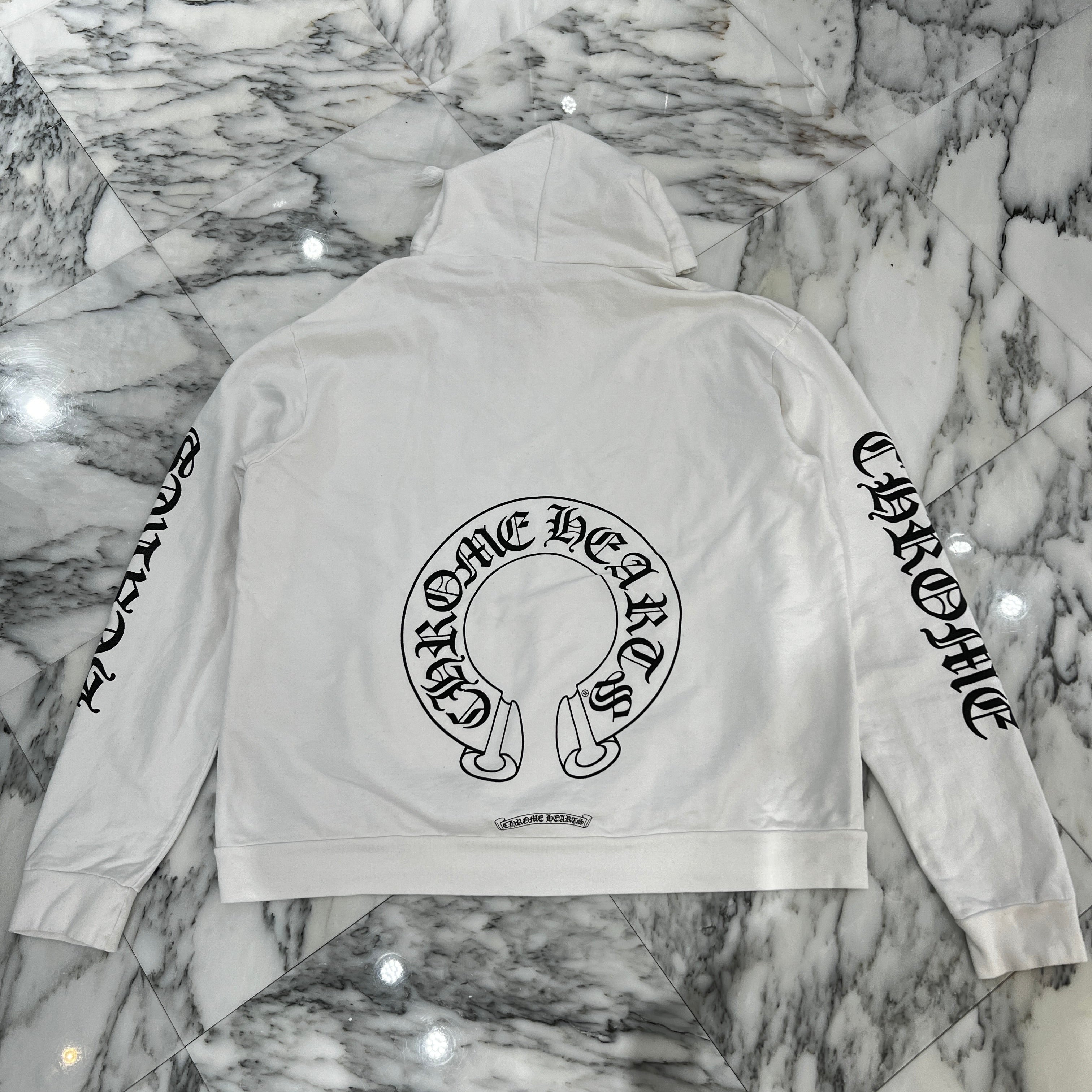 CHROME HEARTS × MATTY BOY Chomper Horseshoe Pullover Hoodie Size L クロムハーツ × マッティボーイ チョンパー ホースシュー プルオーバーフーディ サイズL