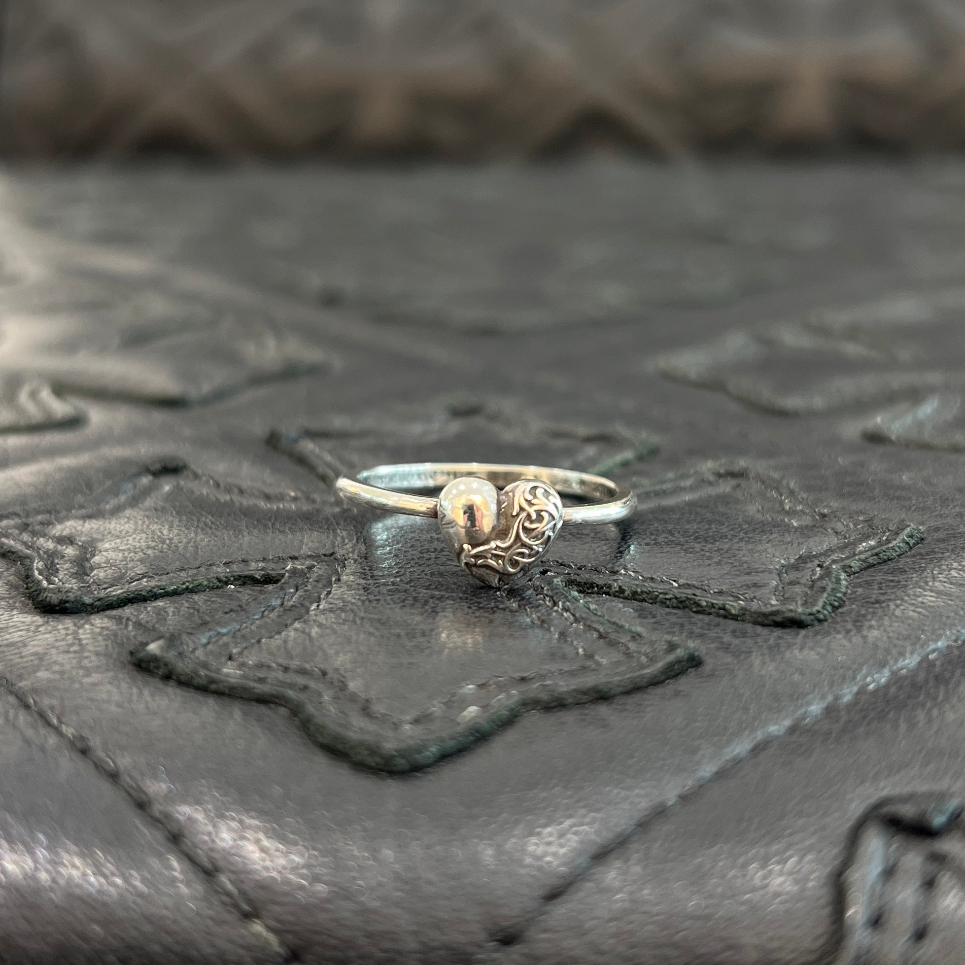 CHROME HEARTS Bubble Gum Viny Heart Ring Size 18号 クロムハーツ バブルガム ヴィニーハートリング サイズ18号