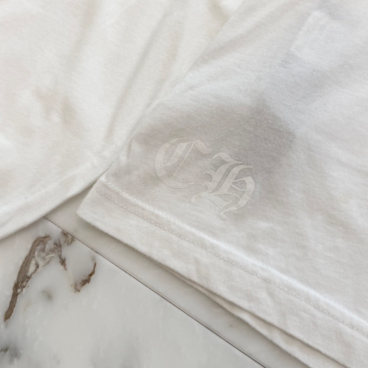 CHROME HEARTS King Taco 3 Cemetery Cross Print Long Sleeve Tee Size L クロムハーツ キングタコ 3 セメタリークロス プリント ロングスリーブ Tシャツ サイズL