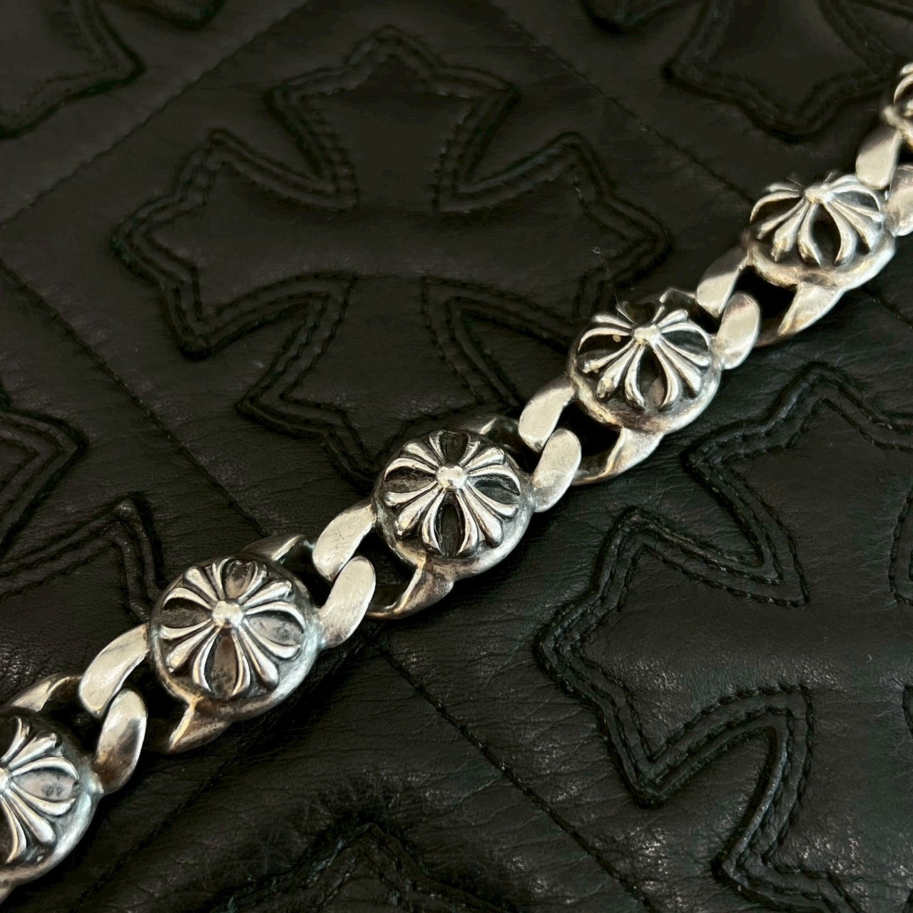 CHROME HEARTS Cross Link Bracelet 6 LINK クロムハーツ クロスリンク