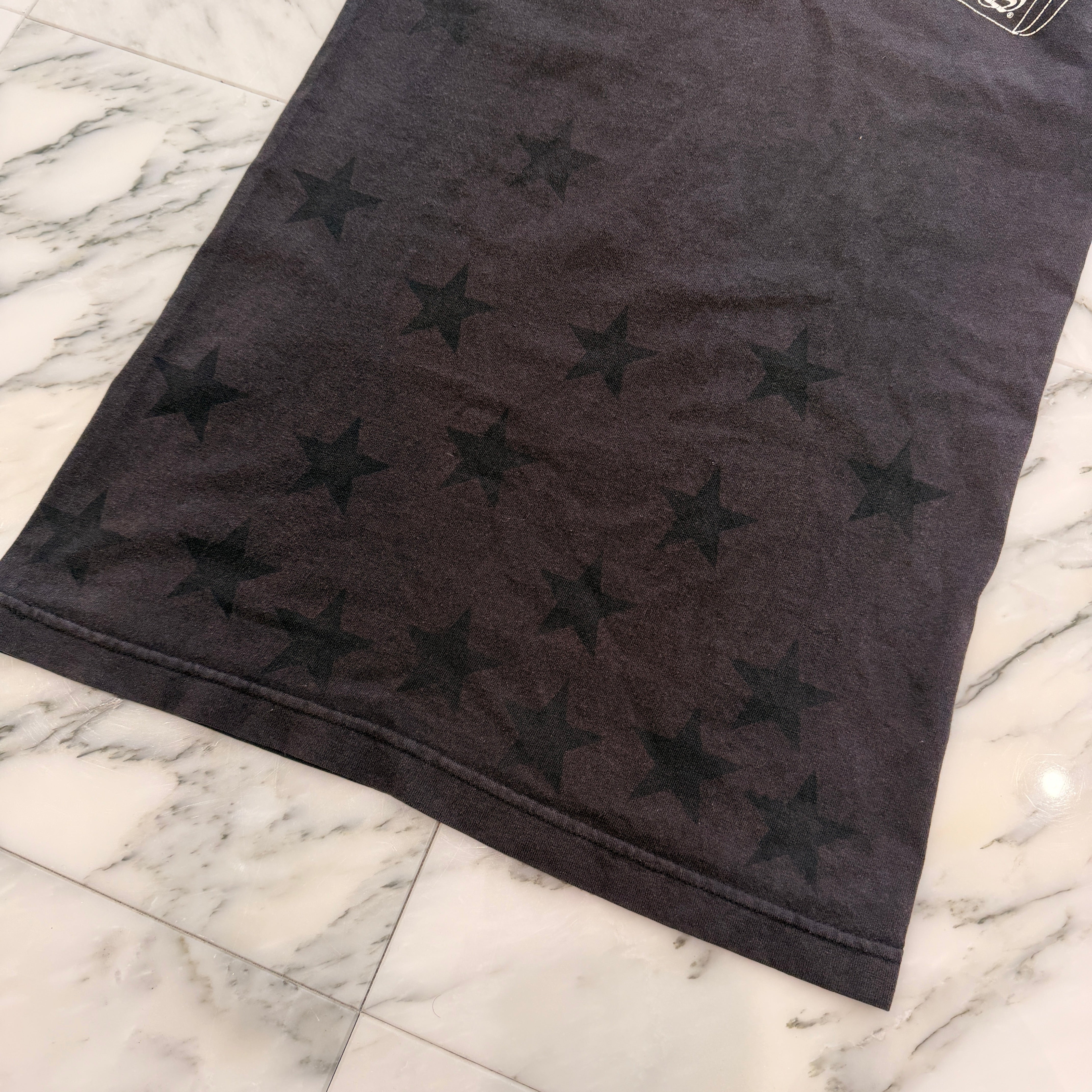 CHROME HEARTS Scroll Label Logo Star Print Tee Size S クロムハーツ スクロールラベルロゴ スタープリント Tシャツ サイズS