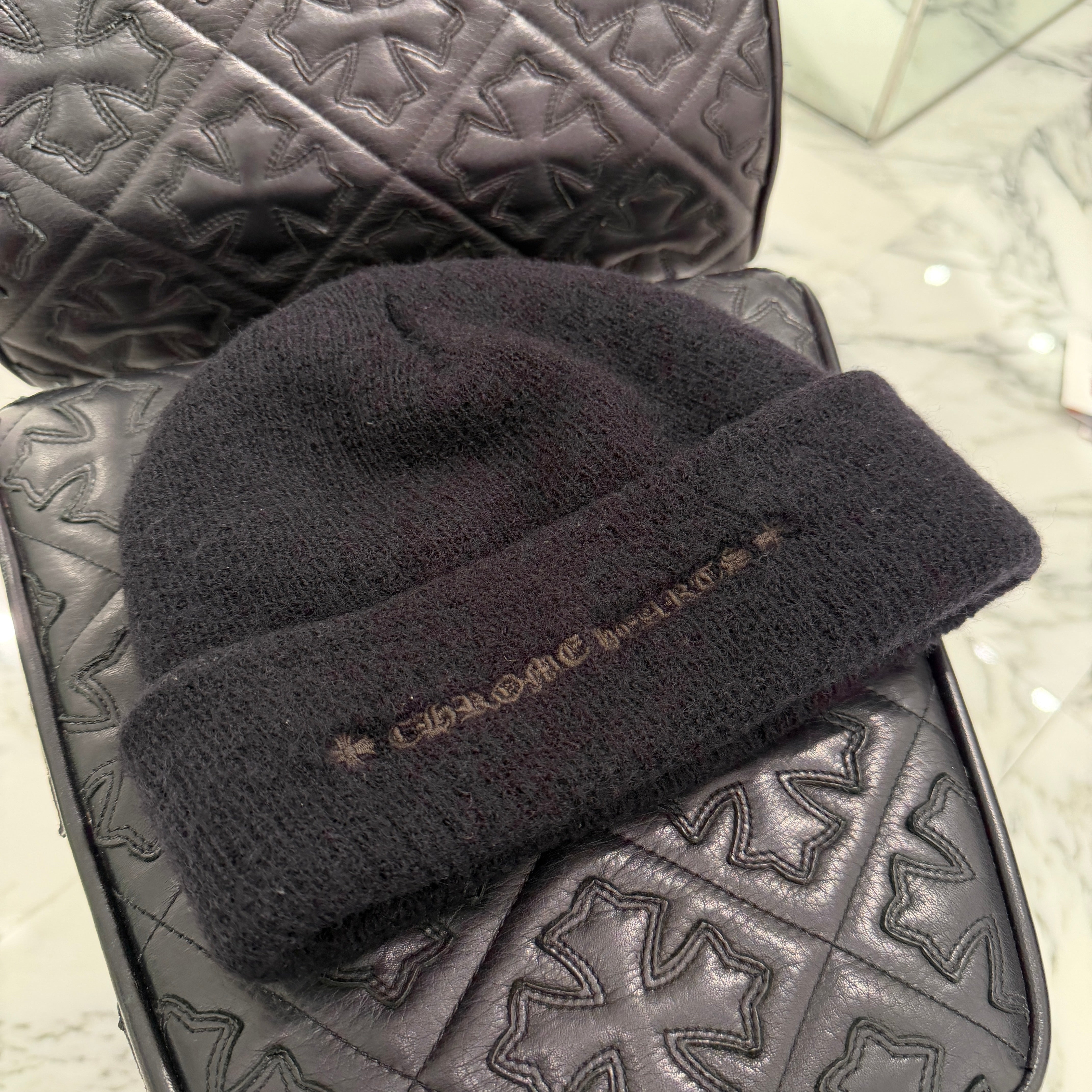 CHROME HEARTS CH Plus WOOL WATCH CAP Size ONE SIZE (23cm) クロムハーツ CHプラス ウール ウォッチキャップ ビーニー サイズONE SIZE (23cm)
