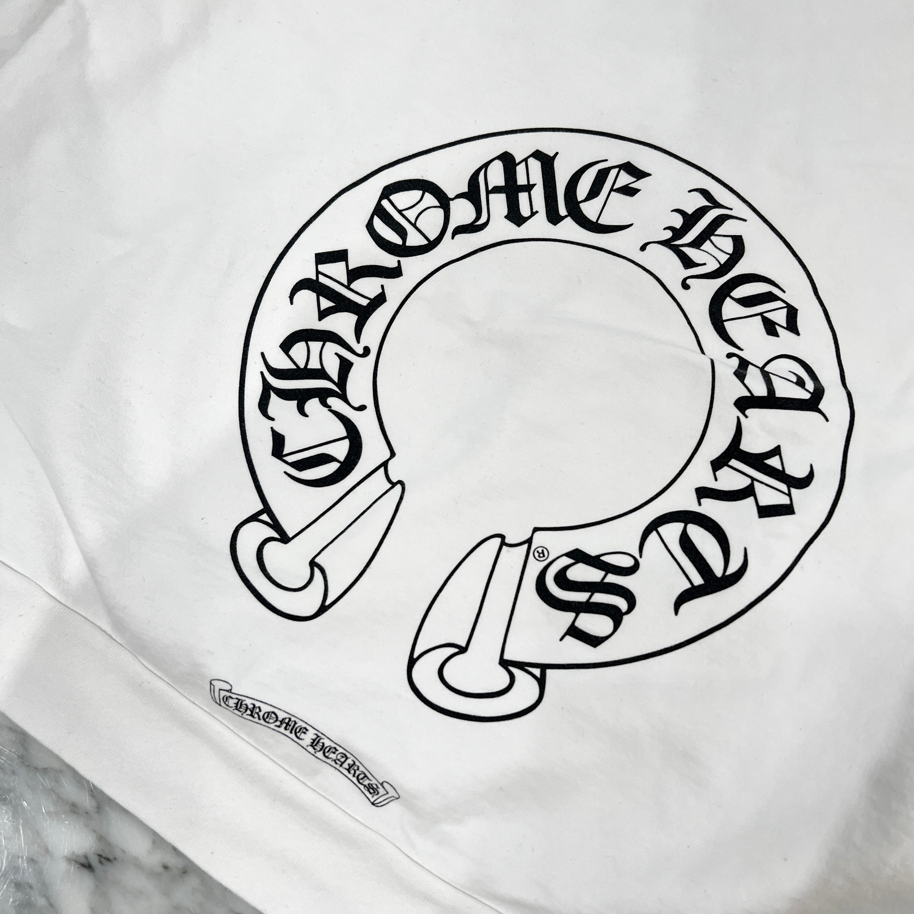 CHROME HEARTS × MATTY BOY Chomper Horseshoe Pullover Hoodie Size L クロムハーツ × マッティボーイ チョンパー ホースシュー プルオーバーフーディ サイズL