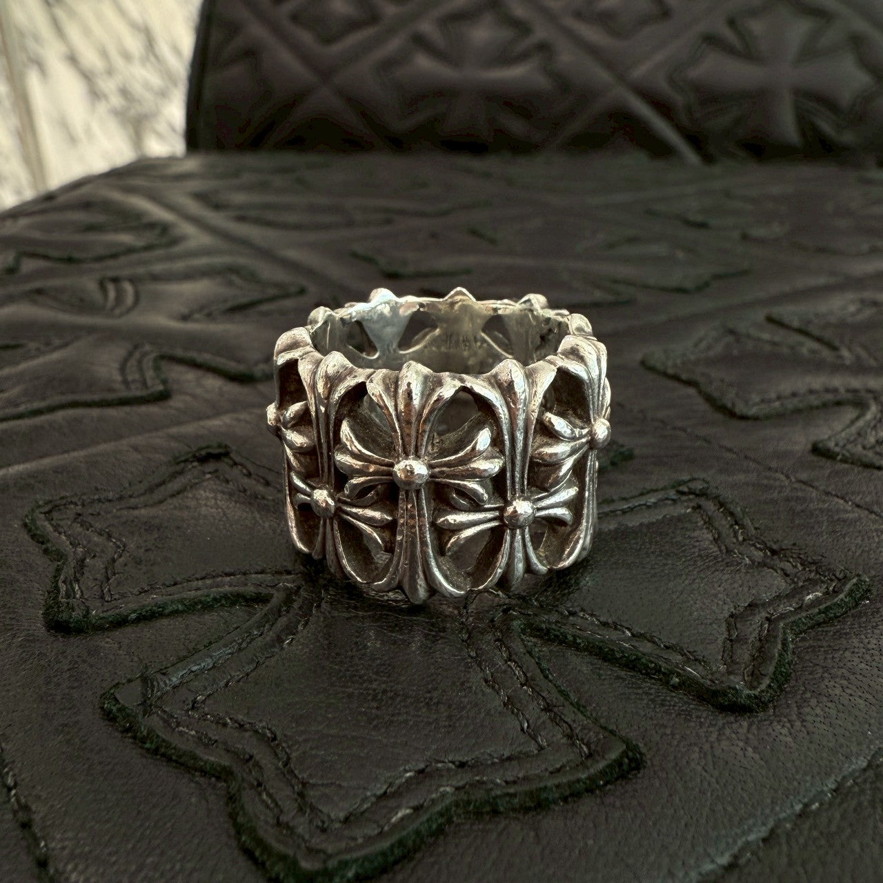 CHROME HEARTS Cemetery Cross Ring Size 22号 クロムハーツ