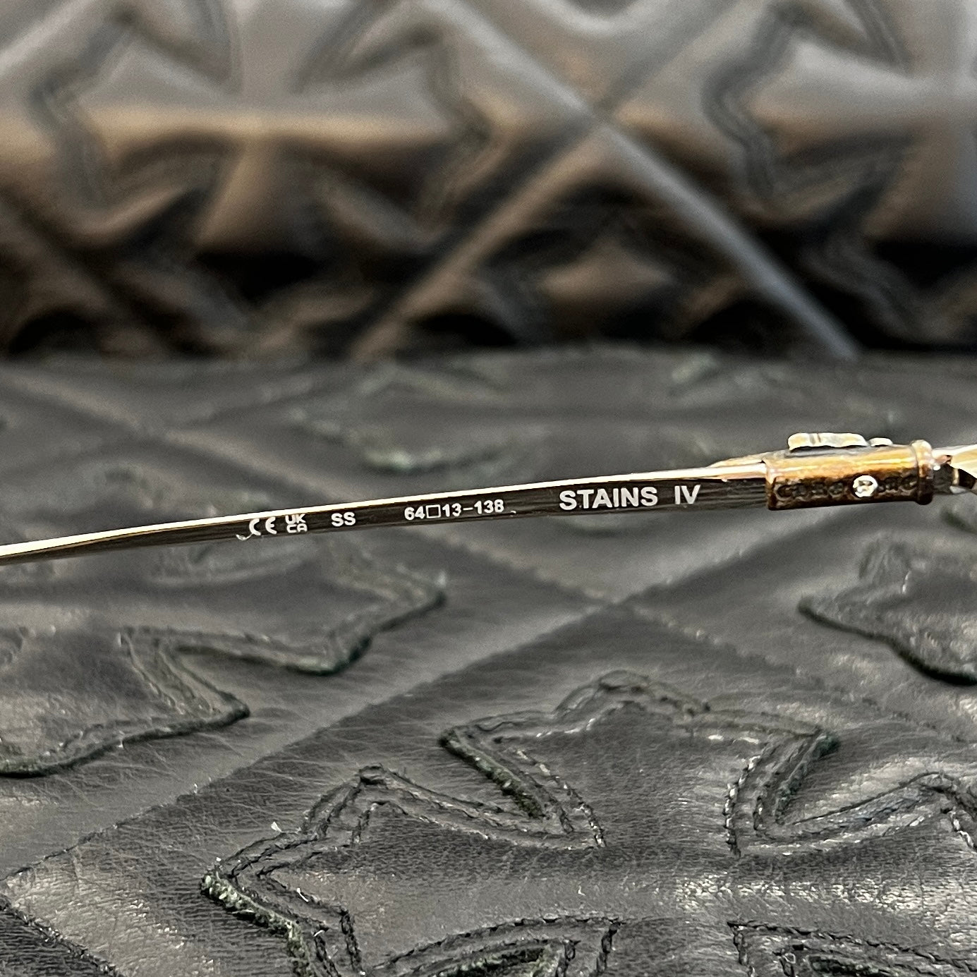 CHROME HEARTS STAINS IV Sunglasses Size 64口13-138 クロムハーツ ステイン IV サングラス サイズ64口13-138