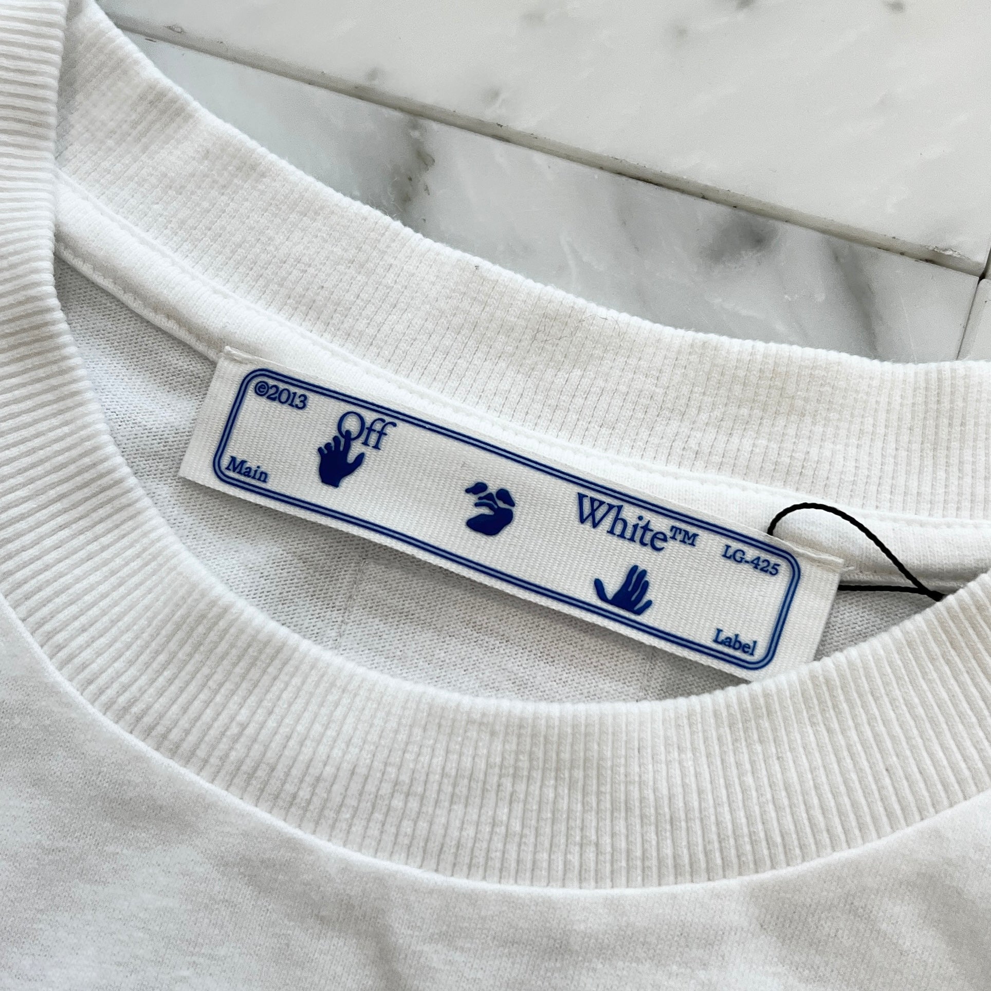 OFF-WHITE 2021AW Back Numbered Tee OMAA027G21JER009 Size XL オフホワイト バック ナンバリング Tシャツ サイズXL