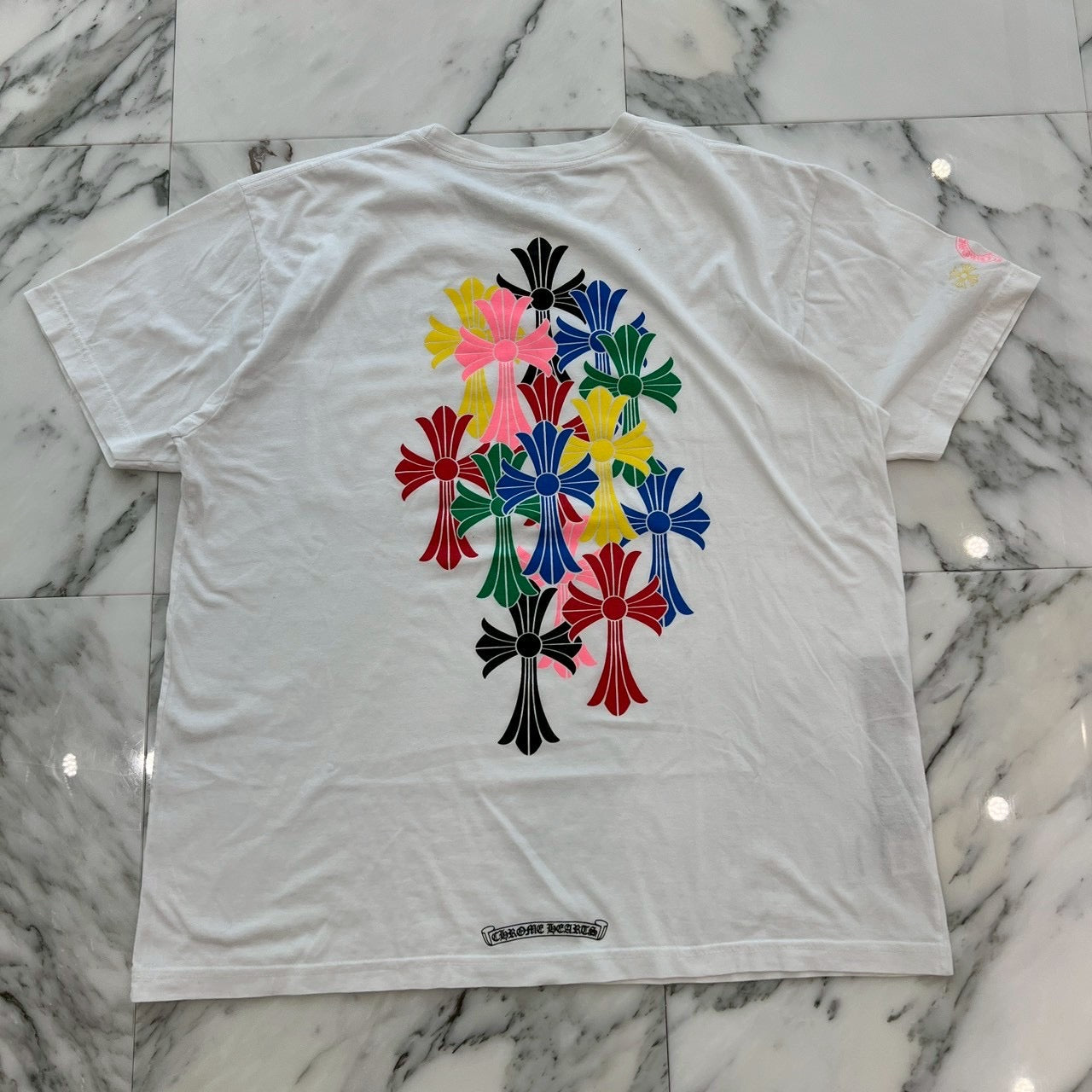 CHROME HEARTS 2021SS MLTCOL CEM CRS Tee Size XL クロムハーツ マルチカラー セメタリークロス Tシャツ サイズXL