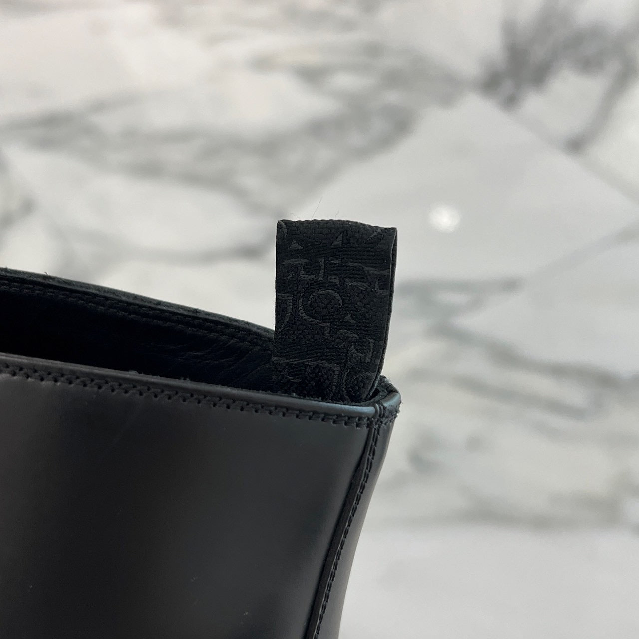 DIOR Side Zip Leather Short Boots 20EBM Size 42（27cm）ディオール サイドジップ レザーショートブーツ サイズ42(27cm)