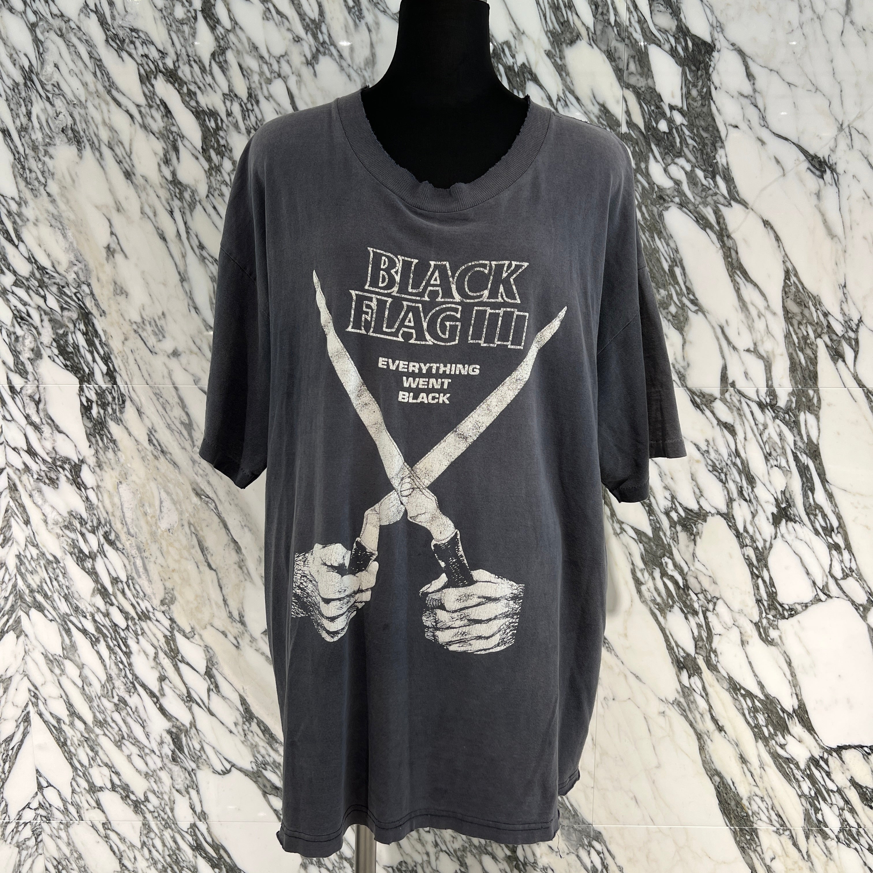 Vintage 90's BLACK FLAG "Everything Went Back" SSI S/S Tee 90's ブラックフラッグ "エブリンシングウェントバック" SSI社製 Tシャツ