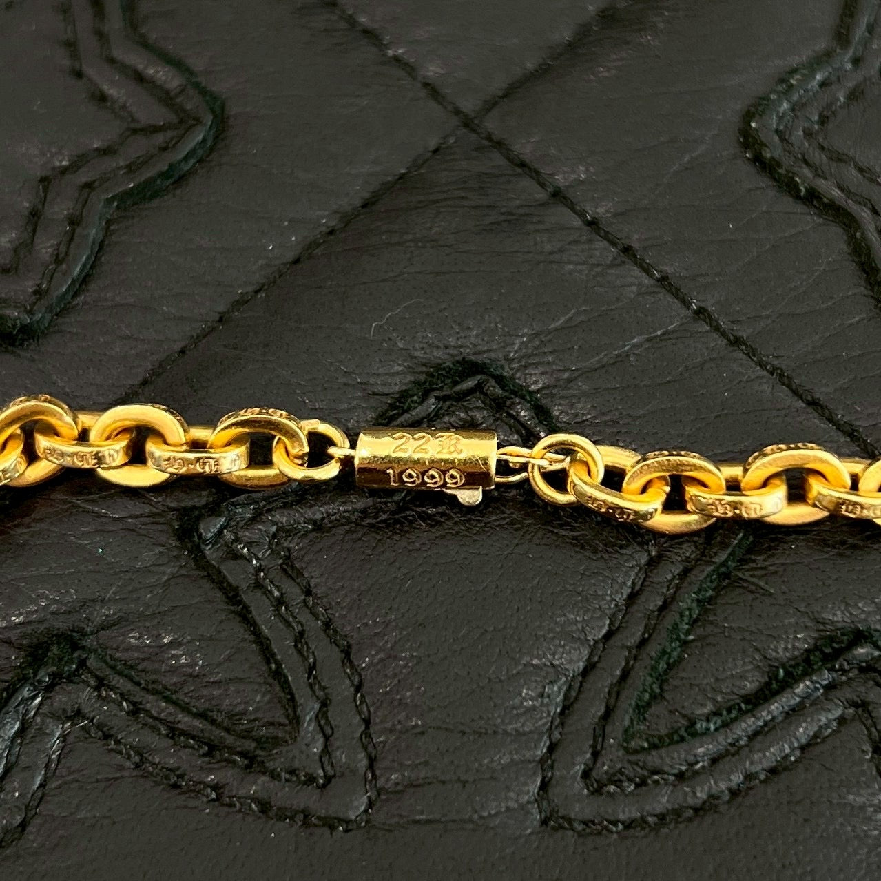 CHROME HEARTS 22K Paper Chain Necklace 20 Inch クロムハ―ツ 22K ペーパーチェーン ネックレス サイズ20インチ
