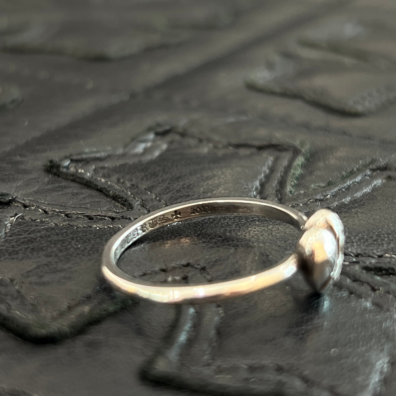 CHROME HEARTS Bubble Gum Viny Heart Ring Size 18号 クロムハーツ