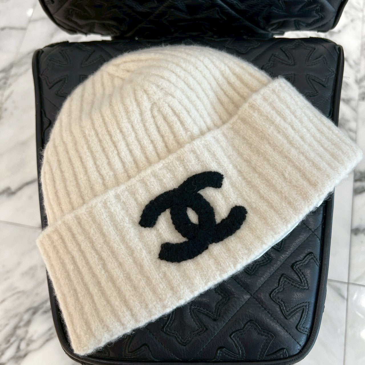 CHANEL 2024AW Coco Mark Cashmere Knit Beanie シャネル ココマーク カシミア ニット ビーニー