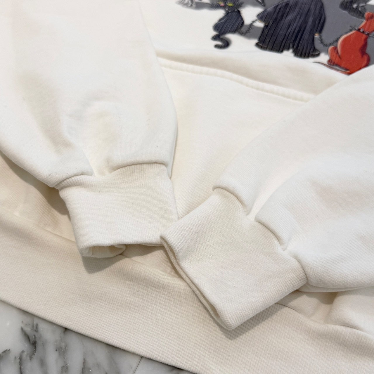 BALENCIAGA x The Simpsons 2021AW Crack Print Pullover Hoodie 675003TLVG89016 Size L バレンシアガ×ザ シンプソンズ クラックプリント プルオーバーフーディー サイズL