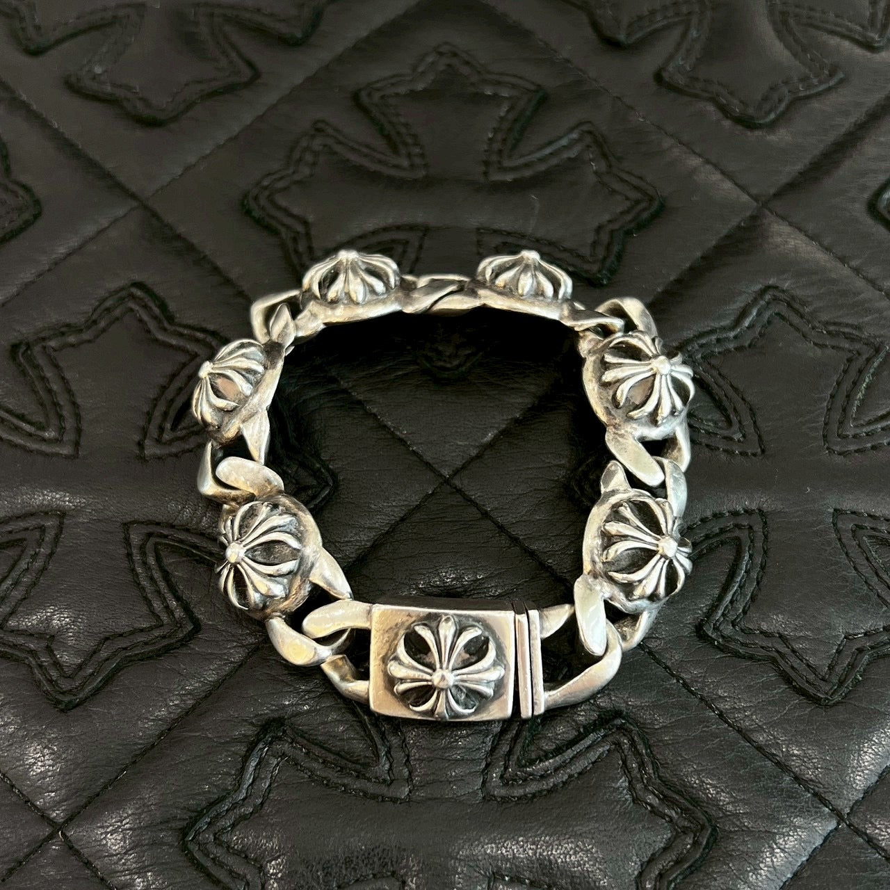 CHROME HEARTS Cross Link Bracelet 6 LINK クロムハーツ クロスリンク ブレスレット 6リンク