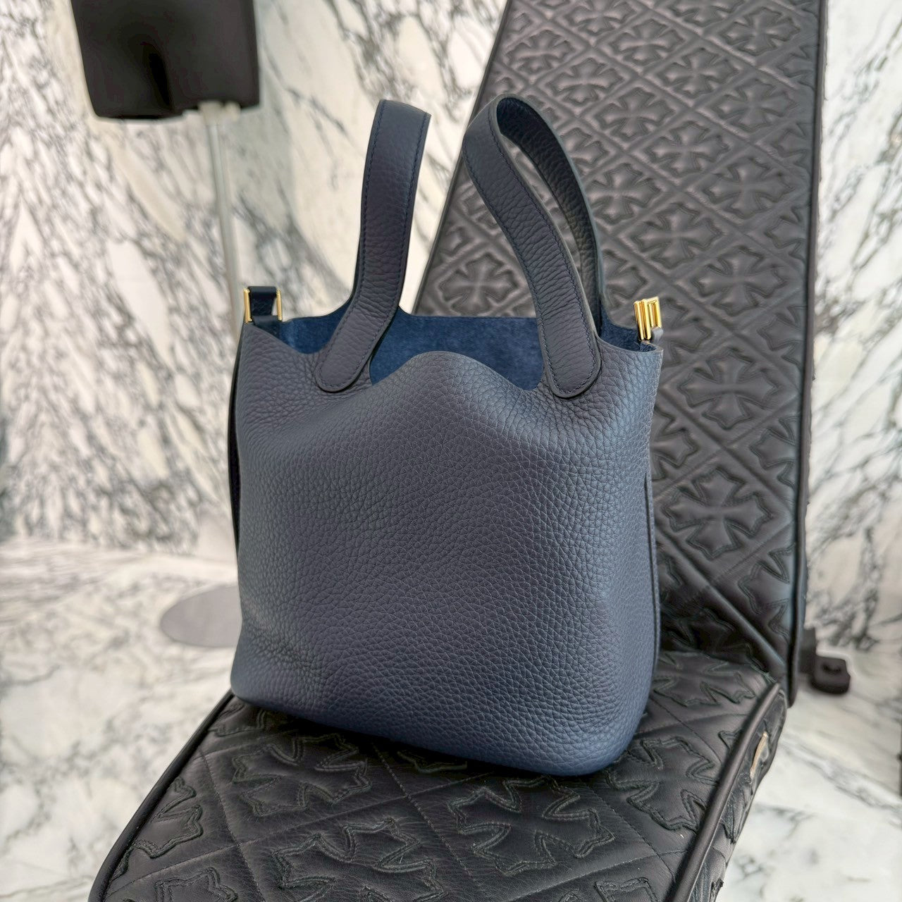 HERMES Picotin Lock PM "BLUE NUIT" K刻印 エルメス ピコタン ロック PM "ブルーニュイ" K刻印