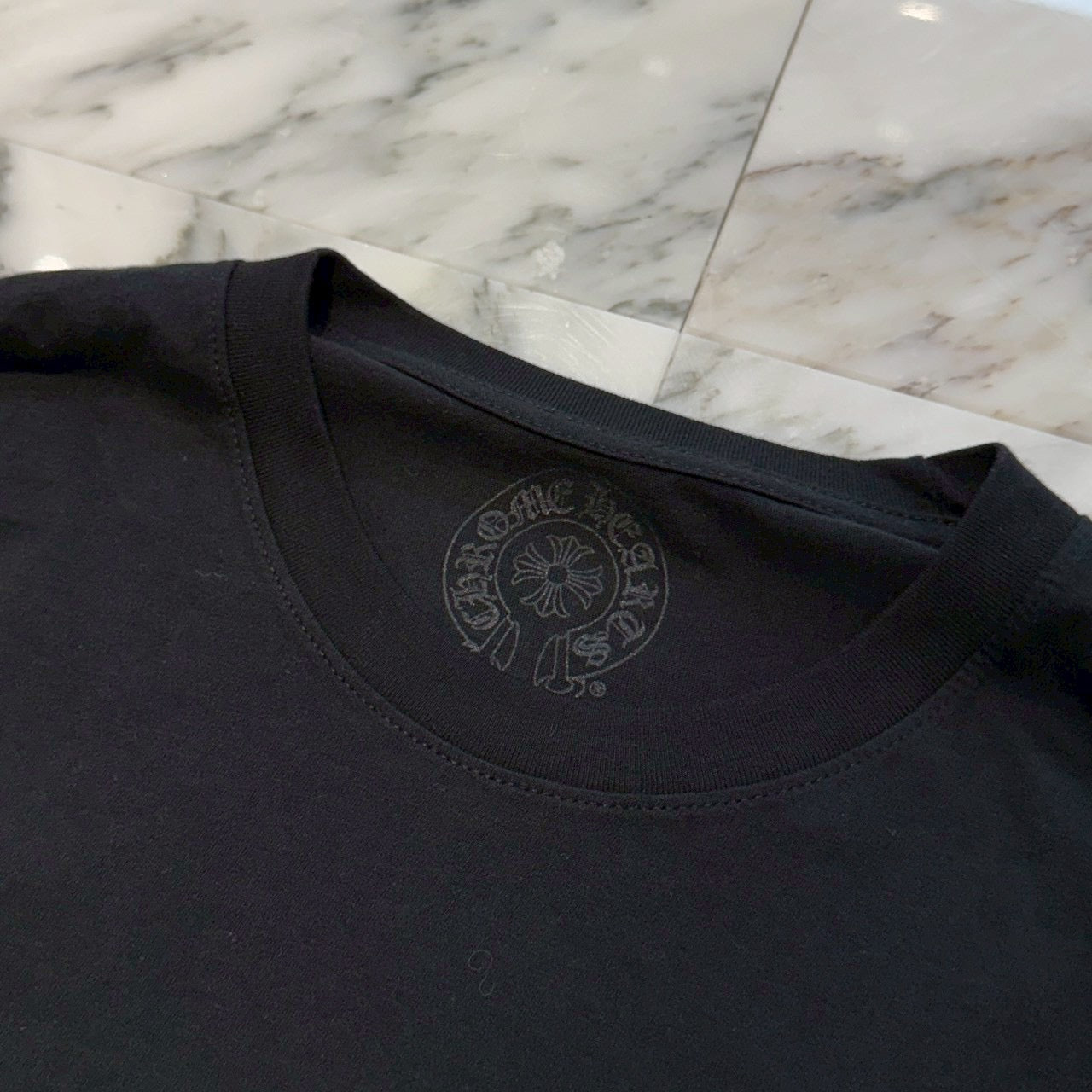 CHROME HEARTS Floral Cross Horseshoe Long Sleeve Tee Size M クロムハーツ フローラルクロス ホースシュー ロングスリーブ Tシャツ サイズM