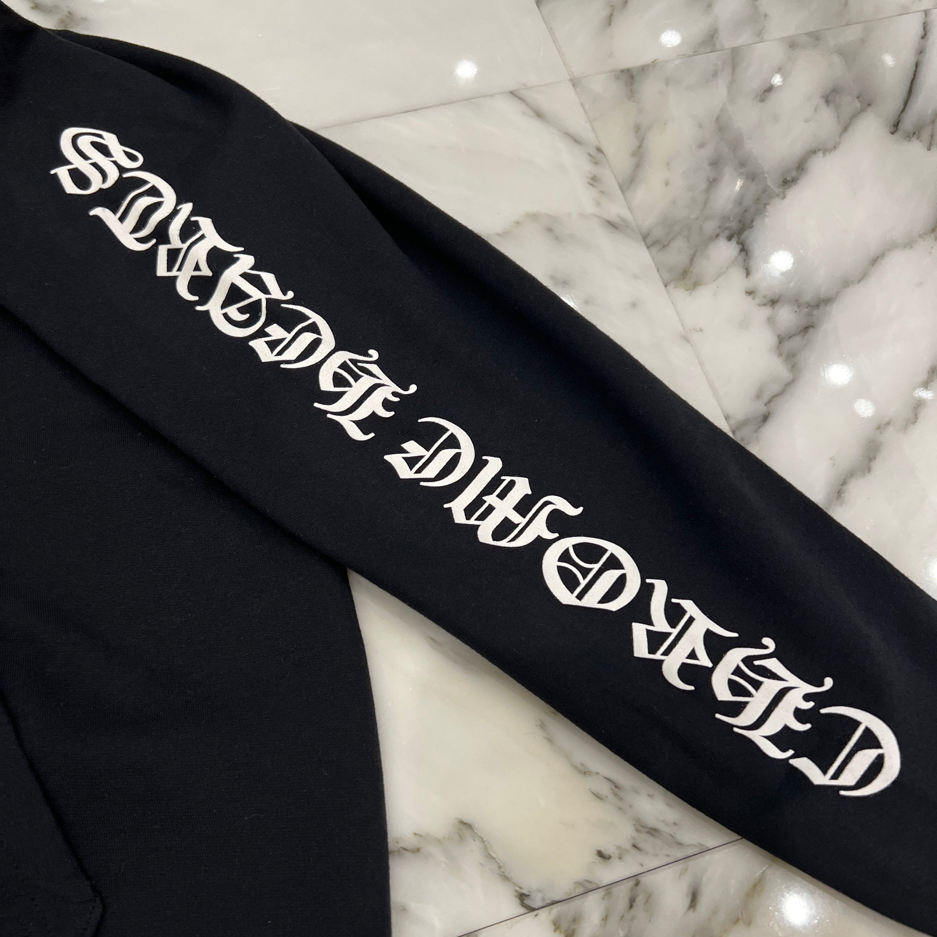 CHROME HEARTS Back Scroll Label Logo Zip Up Hoodie Size XL クロムハーツ バックスクロールラベルロゴジップアップフーディ サイズXL