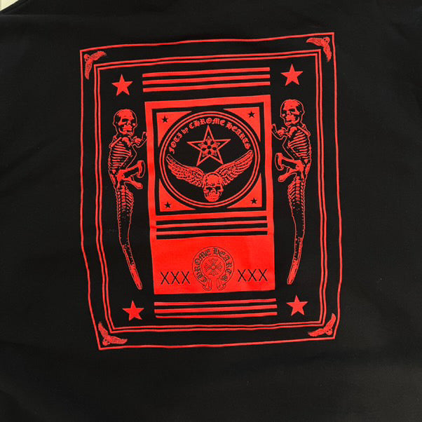 CHROME HEARTS CH Foti Mahalia Logo Zip Up Hoodie Size L