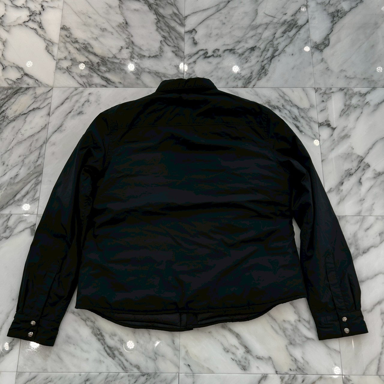 CHROME HEARTS YNOT Cross Ball Button Down Shirt Size XL クロムハーツ ワイノット クロスボールボタン ダウンシャツ サイズXL