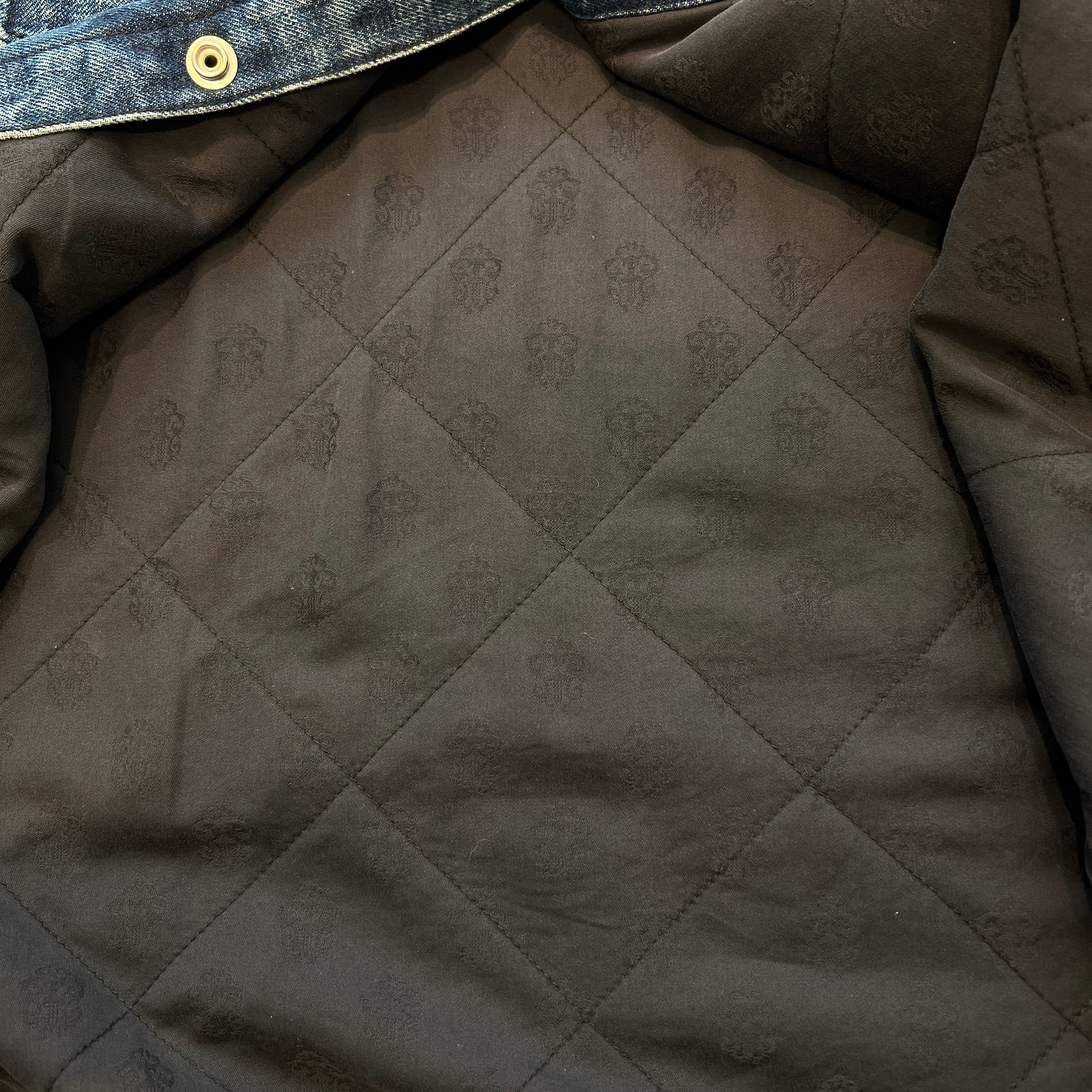 CHROME HEARTS WORK DOG DAD WASH Denim Jacket Size S クロムハーツ ワーク ドッグ ダッド ウォッシュ デニムジャケット サイズS