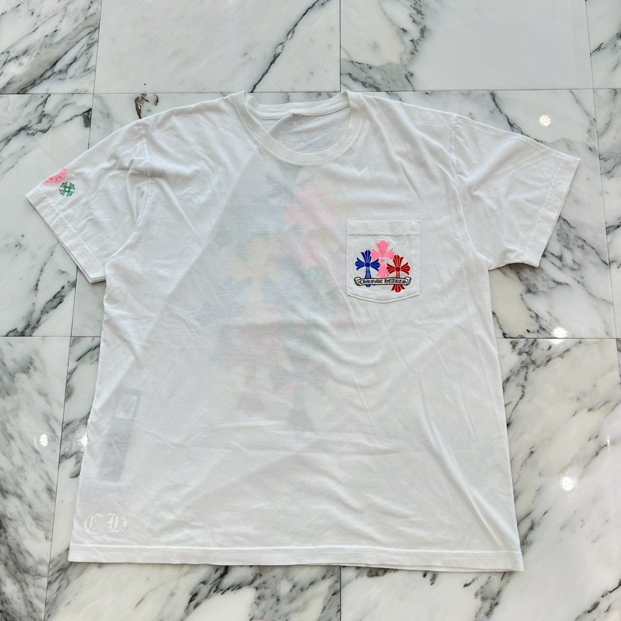 CHROME HEARTS 2021SS MLTCOL CEM CRS Tee Size XL クロムハーツ マルチカラー セメタリークロス Tシャツ サイズXL