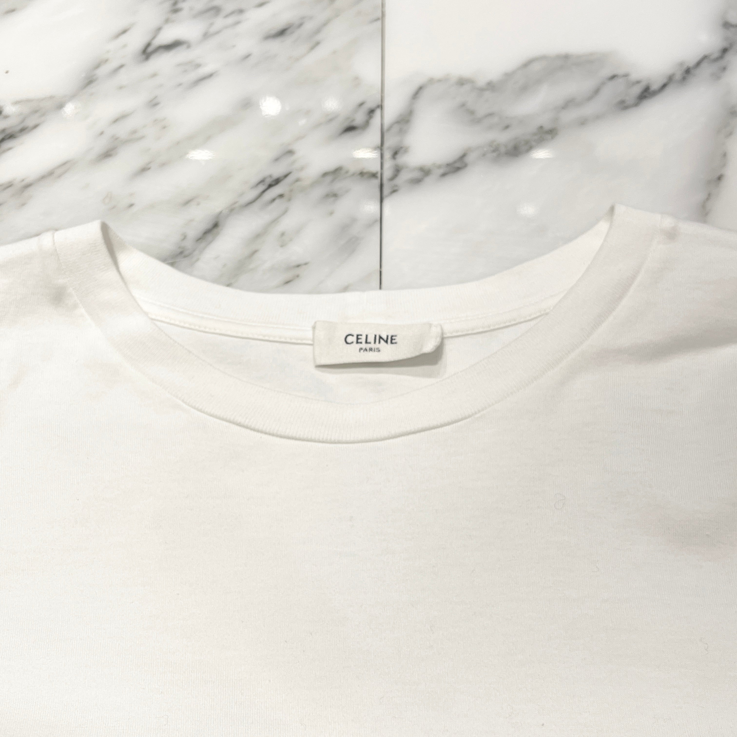 CELINE 2022SS Loose S/S Tee 2X681671Q Size S セリーヌ ルーズTシャツ サイズS