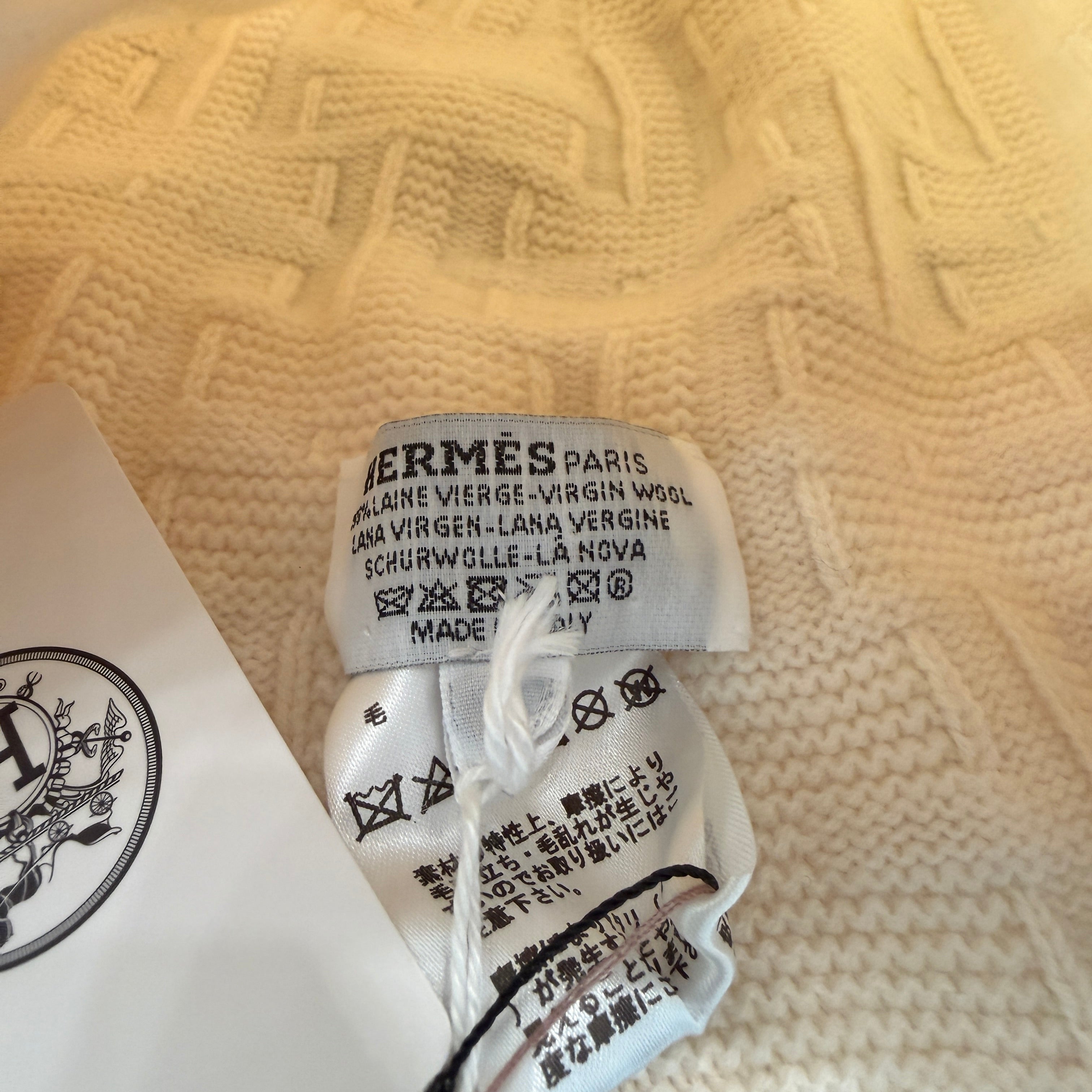 HERMES Frecance Serie Button Beanie Size L エルメス フレカンス セリエボタン ビーニー サイズL