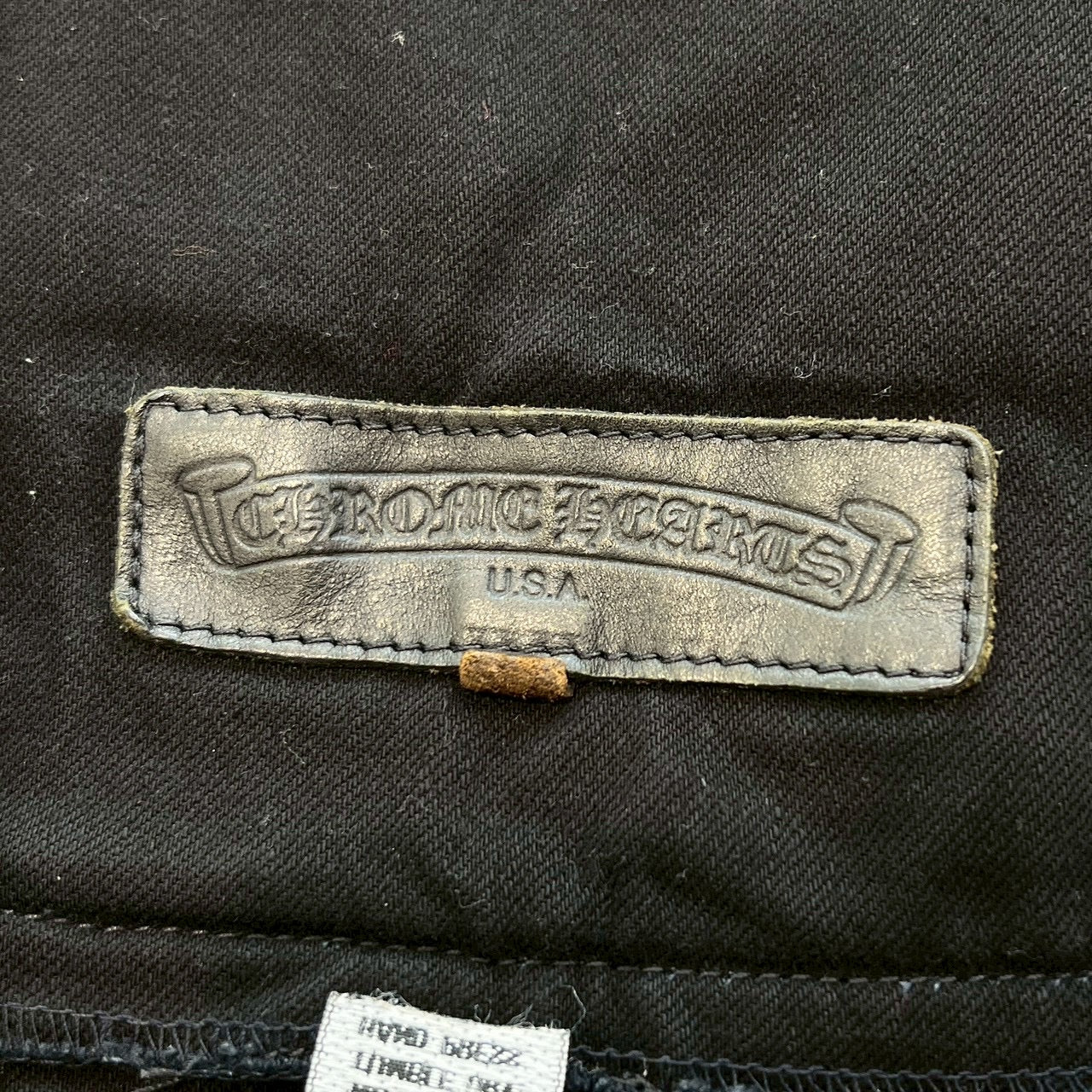 CHROME HEARTS Horseshoe Button Flare Knee Denim OVERALL Size 32 クロムハーツ ホースシューボタン フレアニー デニムオーバーオール サイズ32