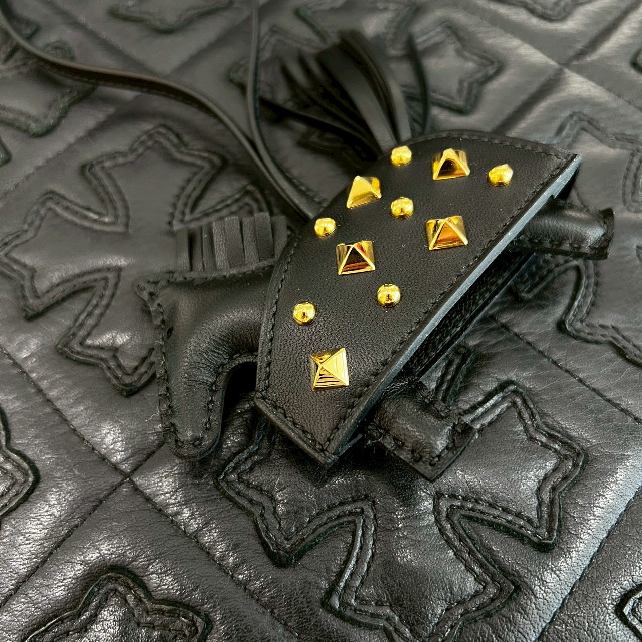 HERMES Rodeo Charm Robeo Rock PM K刻印 エルメス ロデオ チャーム ロベオ・ロック PM