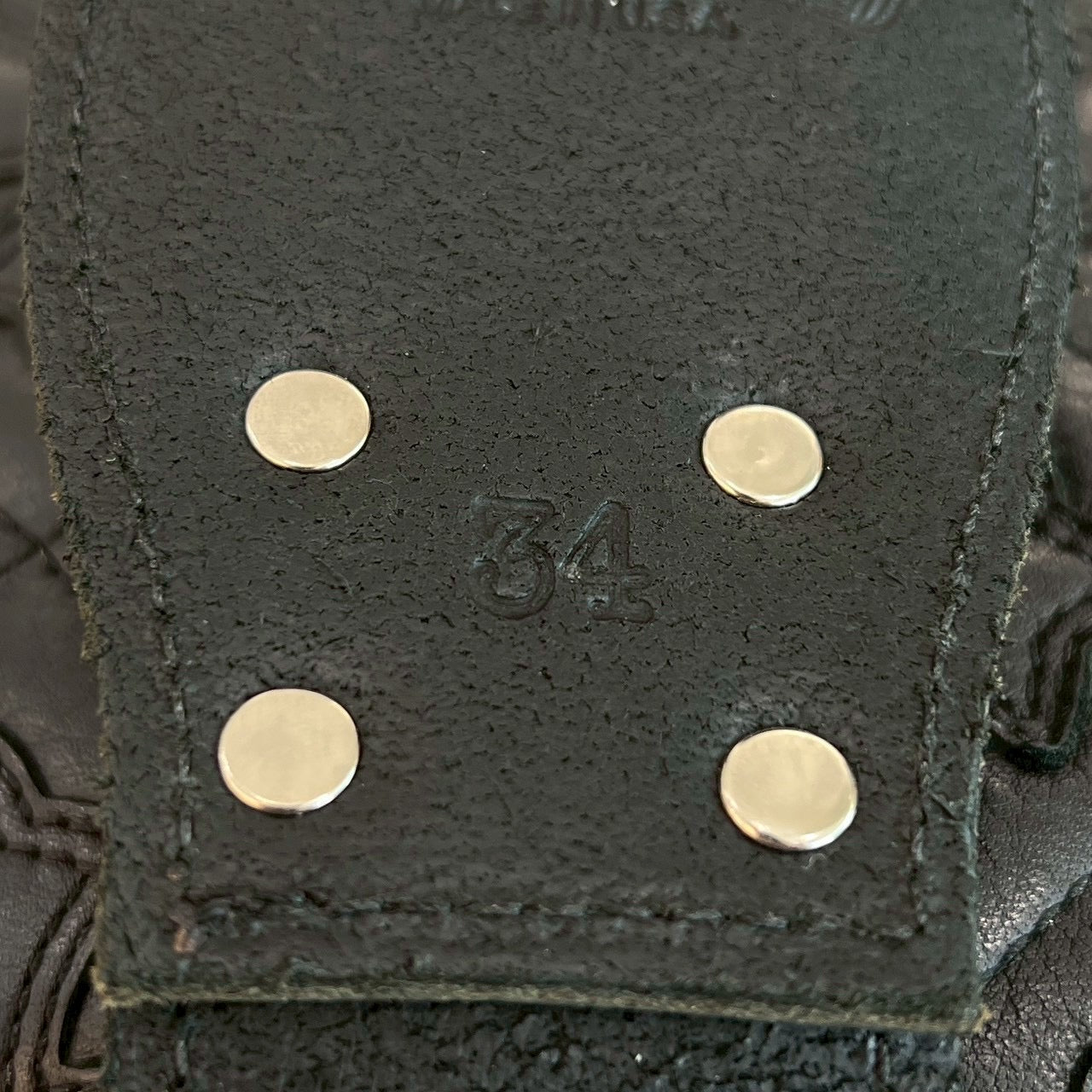 CHROME HEARTS Large Strap Star Buckle Belt Size 34 クロムハーツ ラージストラップ スターバックル ベルト サイズ34