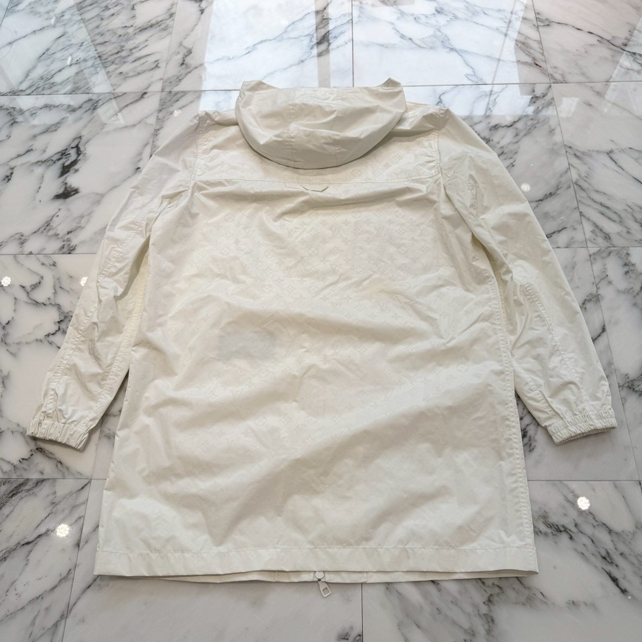 LOUIS VUITTON 2023SS Mid Length Monogram Windbreaker Coat HNK48W Size 46 ルイヴィトン ミッドレングス モノグラムウィンドブレーカーコート サイズ46