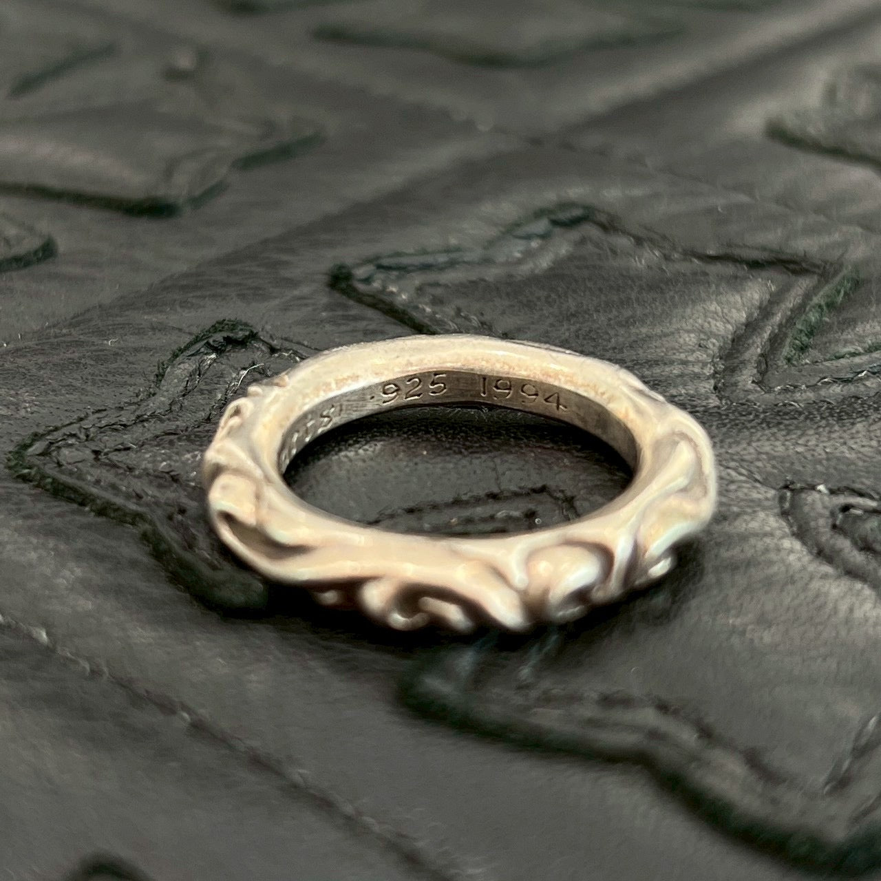 【CHROME HEARTS】クロムハーツ スクロールバンド 1994 CHROME HEARTS クロムハーツ スクロールバンド リング 指輪