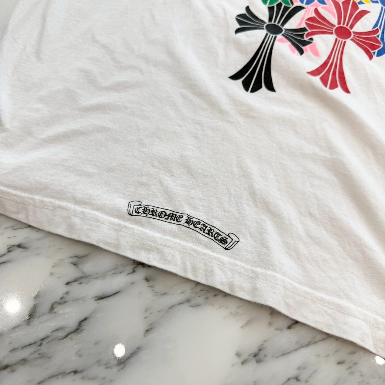 CHROME HEARTS 2021SS MLTCOL CEM CRS Tee Size XL クロムハーツ マルチカラー セメタリークロス Tシャツ サイズXL