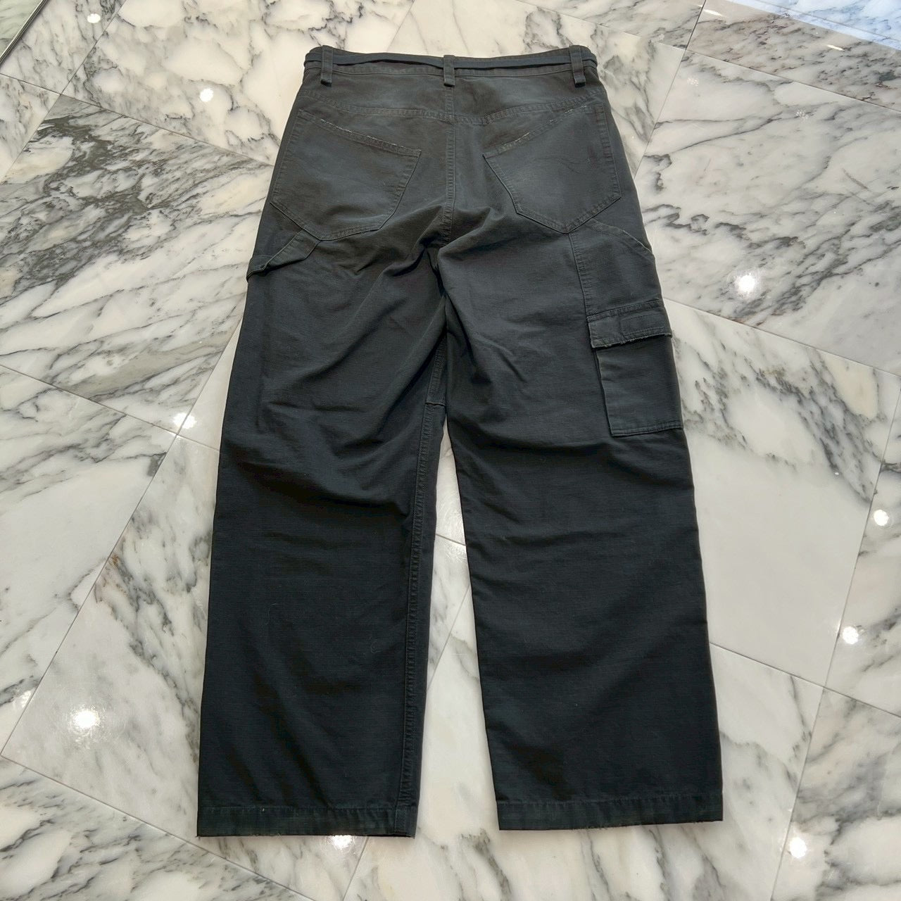 BALENCIAGA 2024AW Multi Pocket Cropped Skater Wide Cargo Pants 746491 TKP27 Size XXS バレンシアガ マルチポケット クロップド ワイドカーゴパンツ サイズXXS