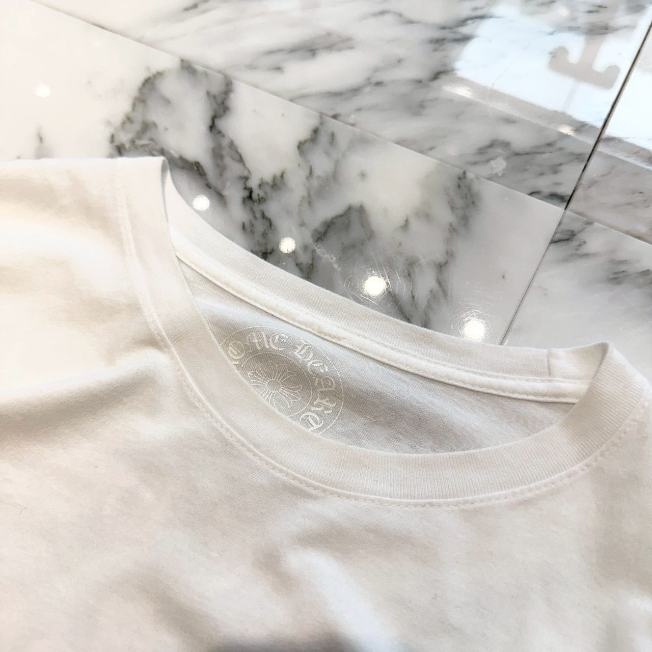 CHROME HEARTS King Taco 3 Cemetery Cross Print Long Sleeve Tee Size L クロムハーツ キングタコ 3 セメタリークロス プリント ロングスリーブ Tシャツ サイズL