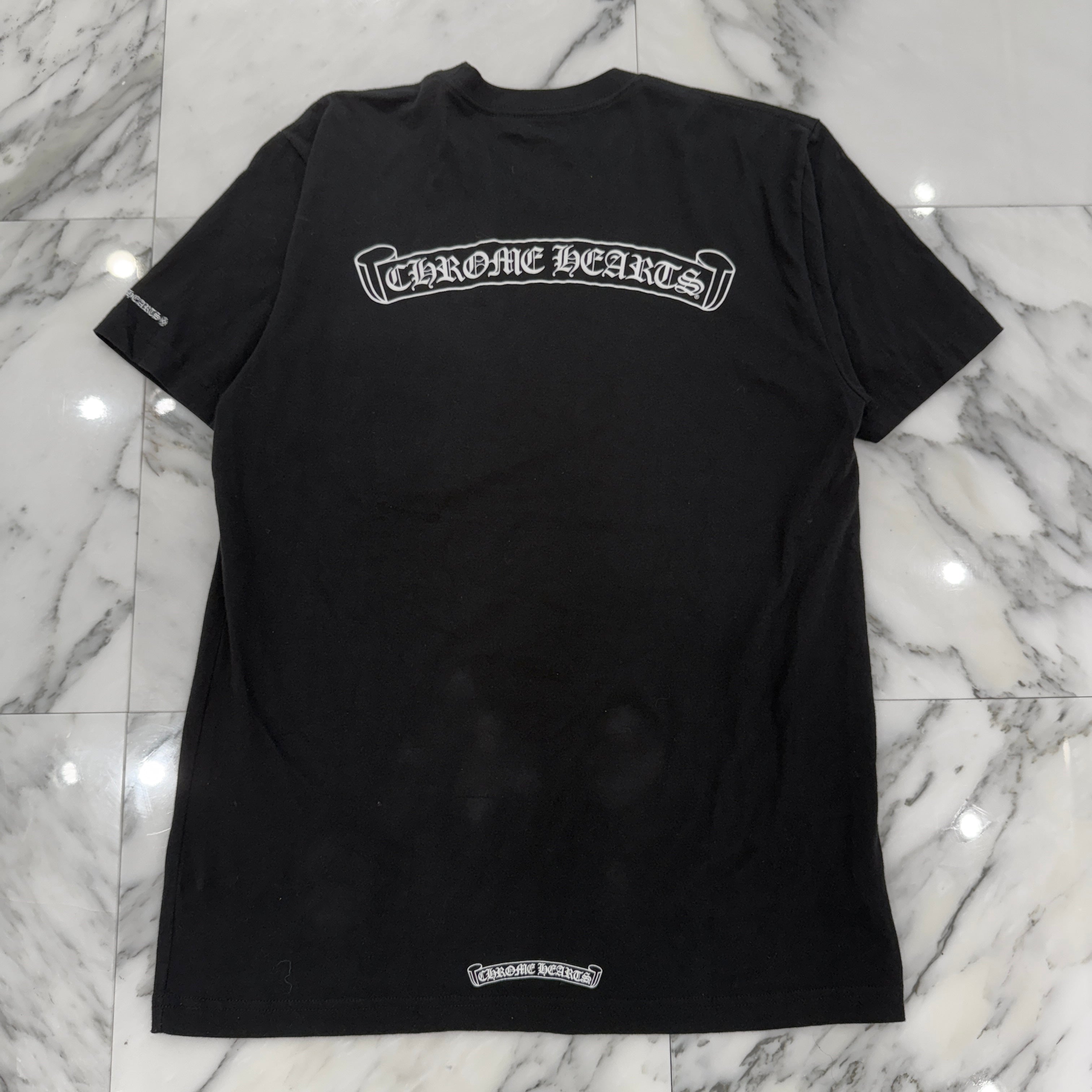 Chrome CHROME HEARTS クロムハーツ Back Scroll Tee バックスクロール 
