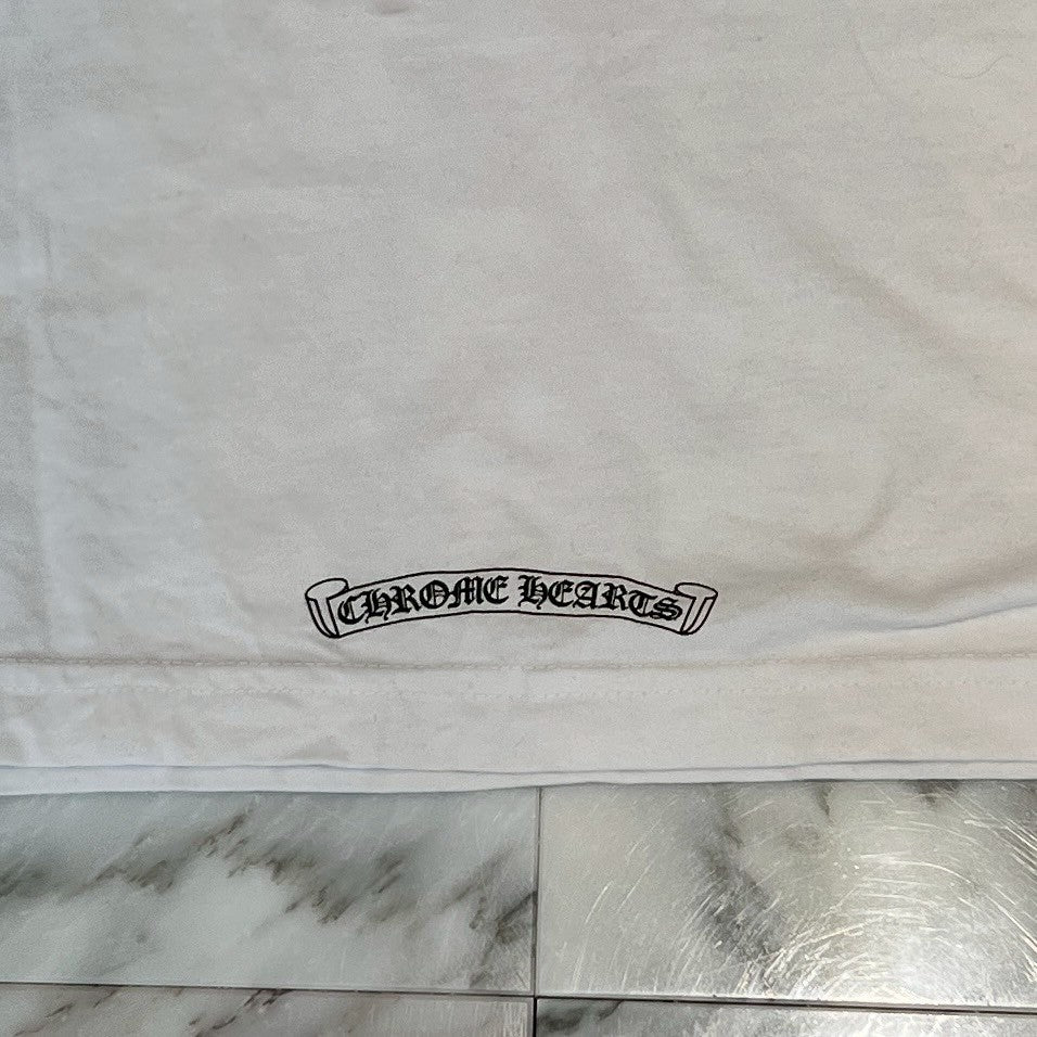 CHROME HEARTS Back Arch Logo USA Print Tee Size L クロムハーツ