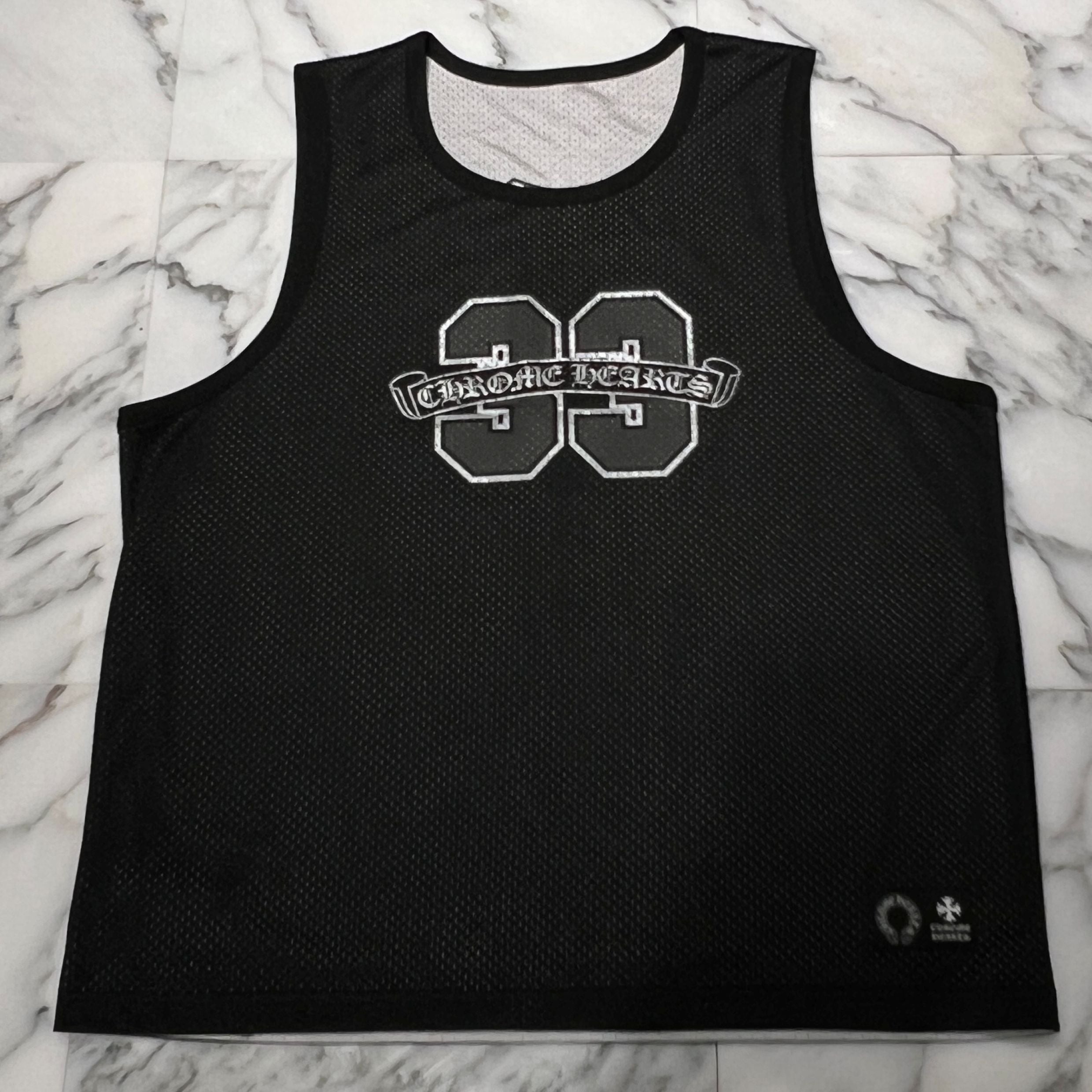 CHROME HEARTS Mesh Warm Up Jersey Size L クロムハーツ メッシュ